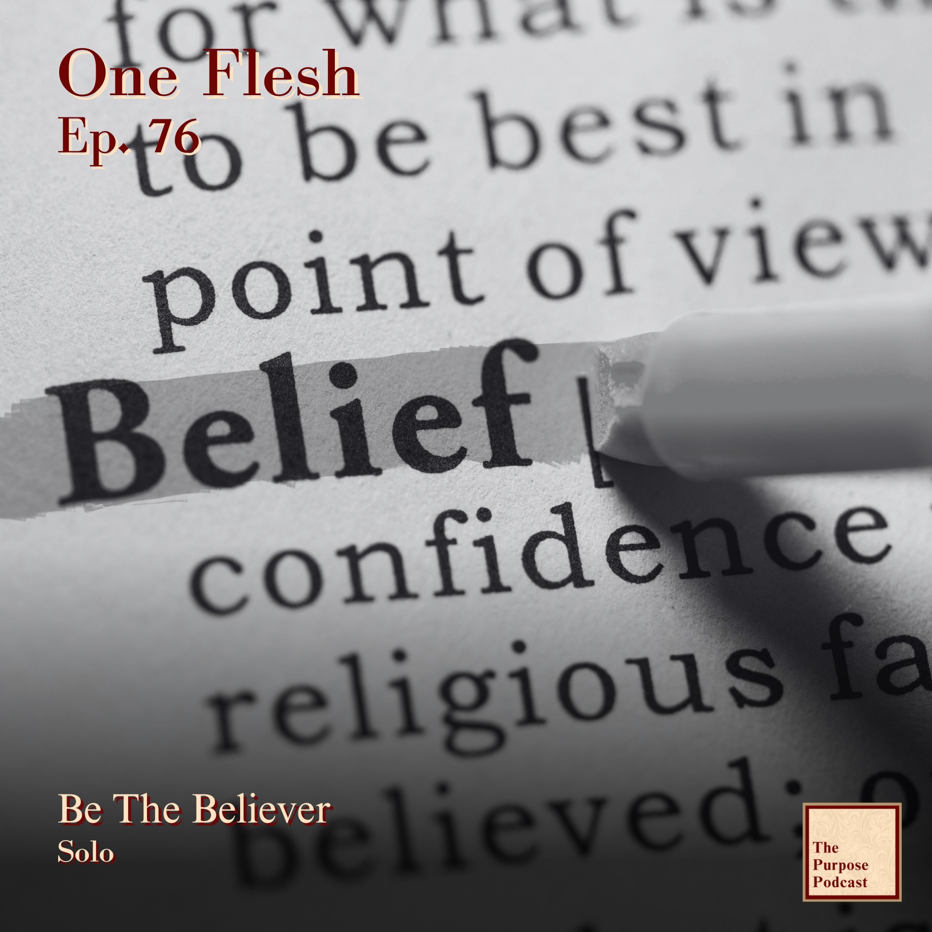 One Flesh Ep. 76 - Be The Believer | Solo episode artwork