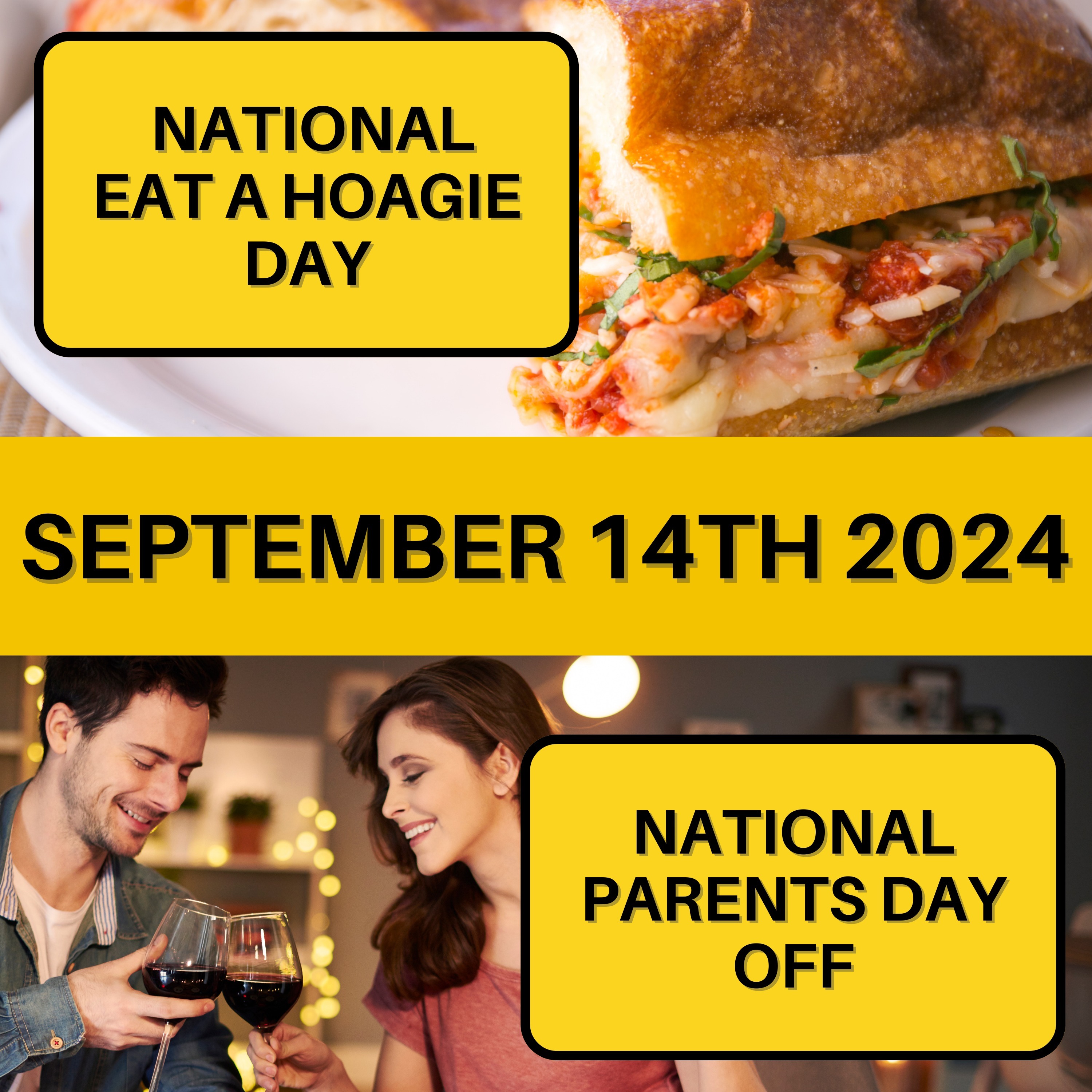 Eat a Hoagie Day and Parents Day Off