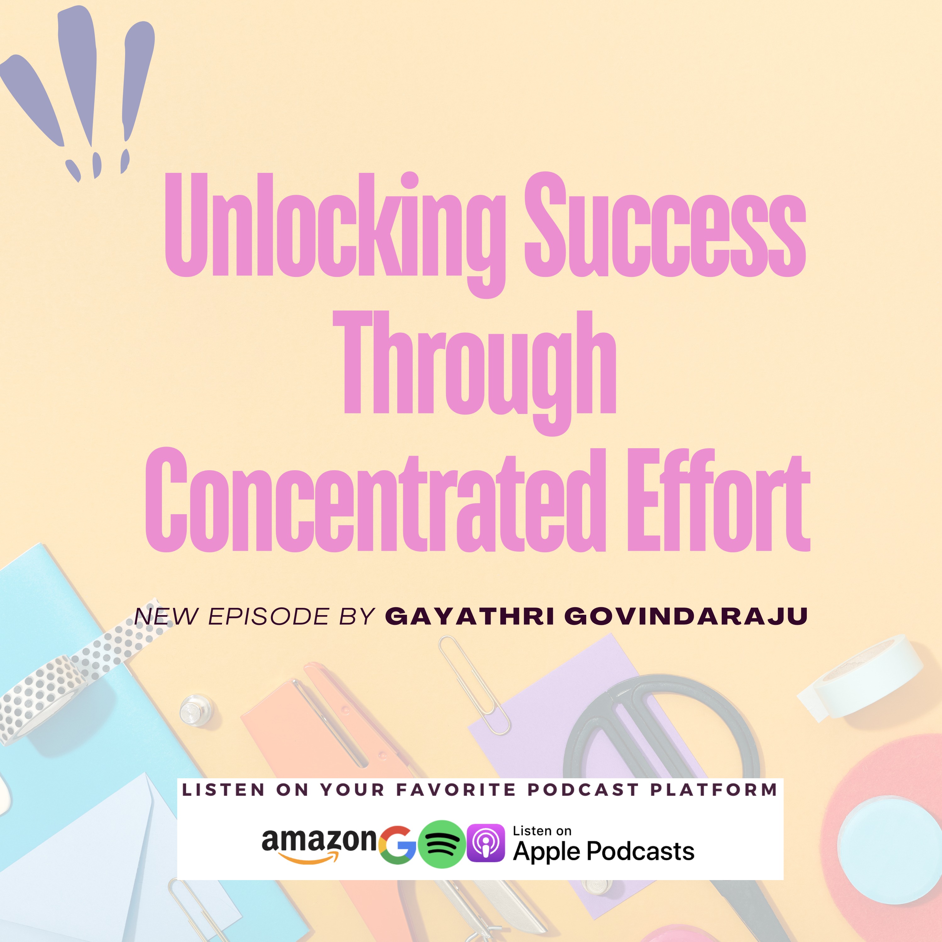 Unlocking Success Through Concentrated Effort | They said it - by Gayathri | Telugu podcast