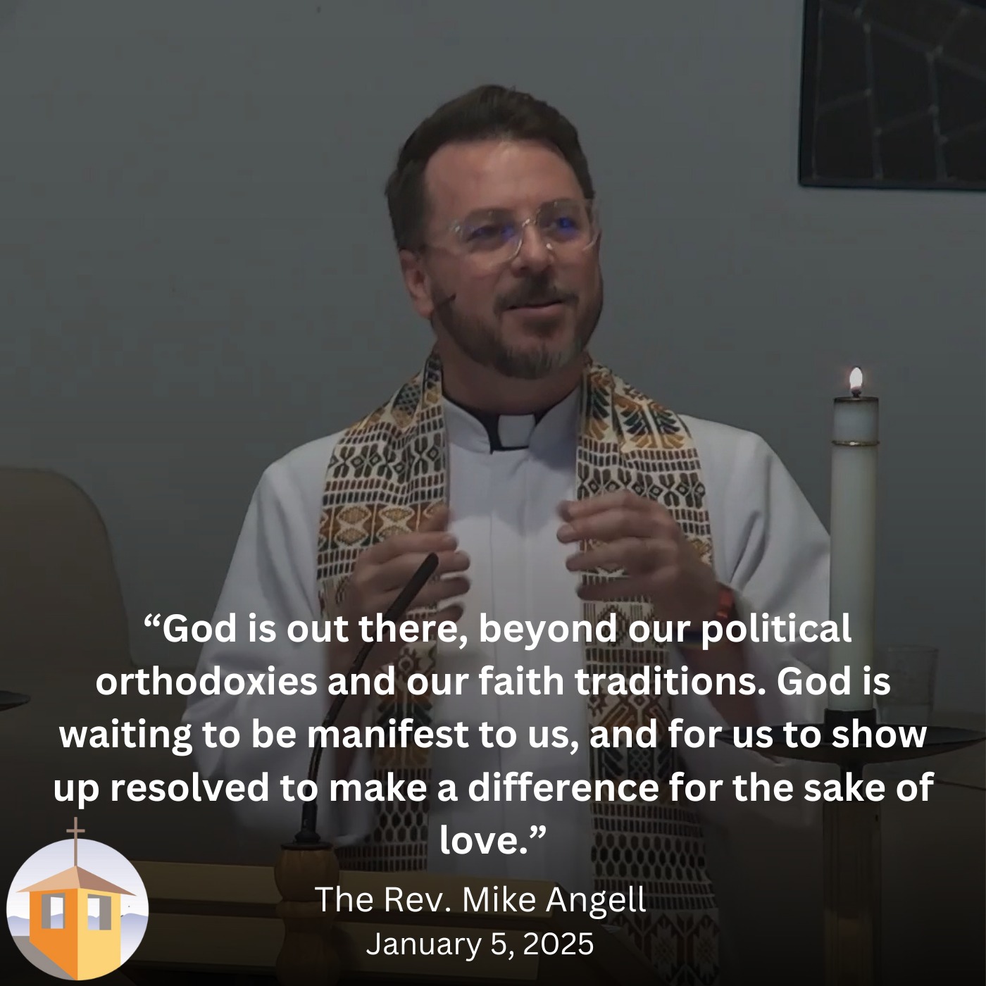Epiphanies - The Rev. Mike Angell episode artwork