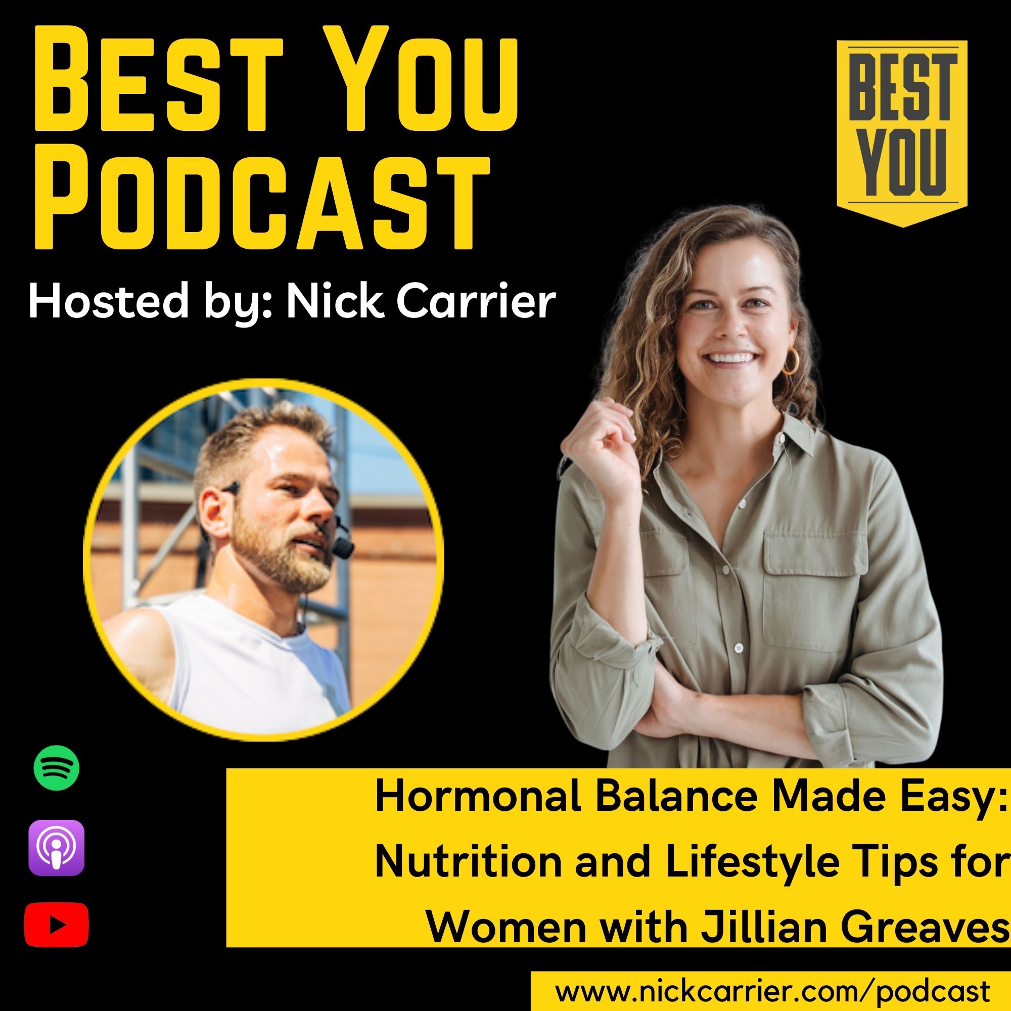 Hormonal Balance Made Easy: Nutrition and Lifestyle Tips for Women with Jillian Greaves episode artwork