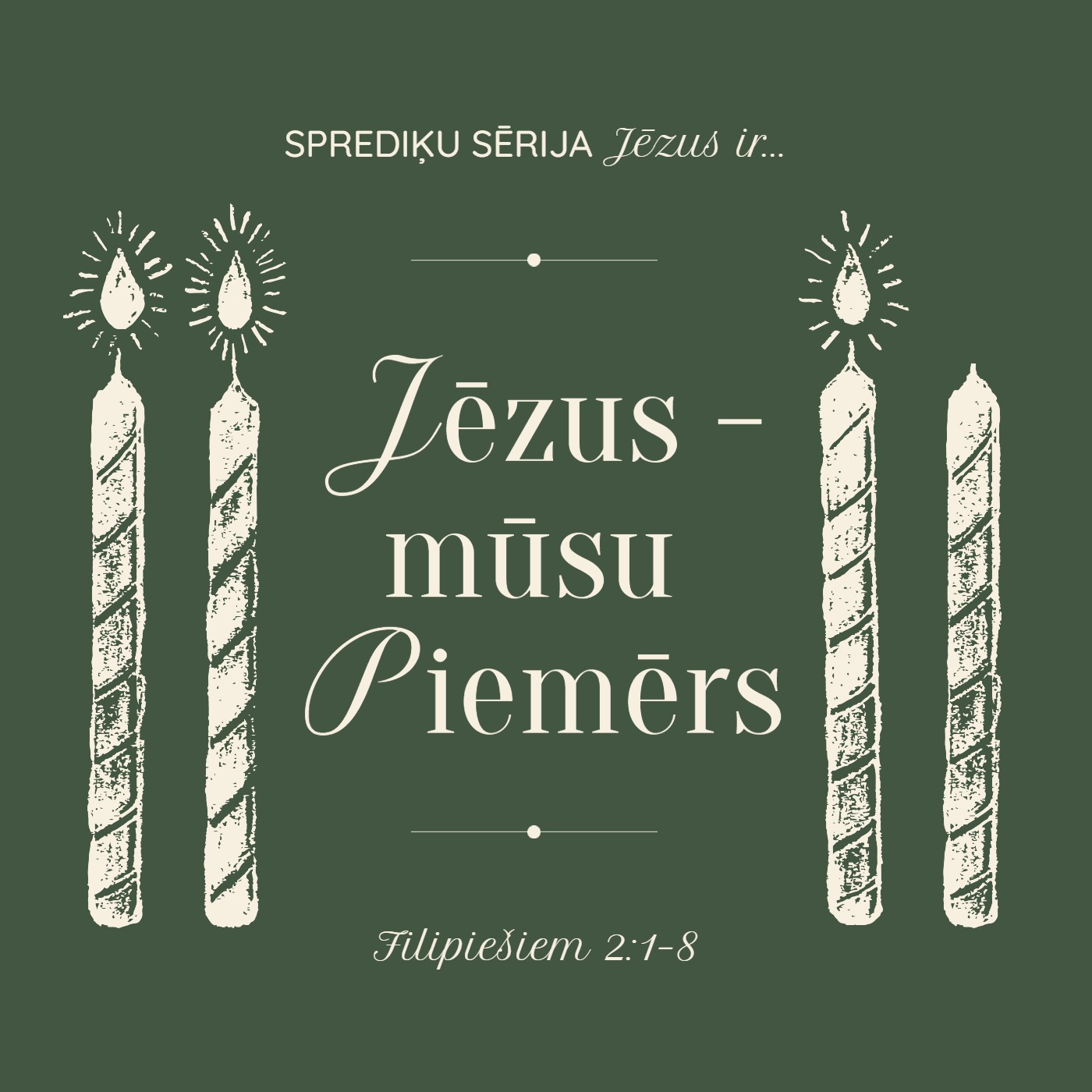 "Jēzus – mūsu piemērs" - Filipiešiem 2:1–11 (15.12.2024.) episode artwork