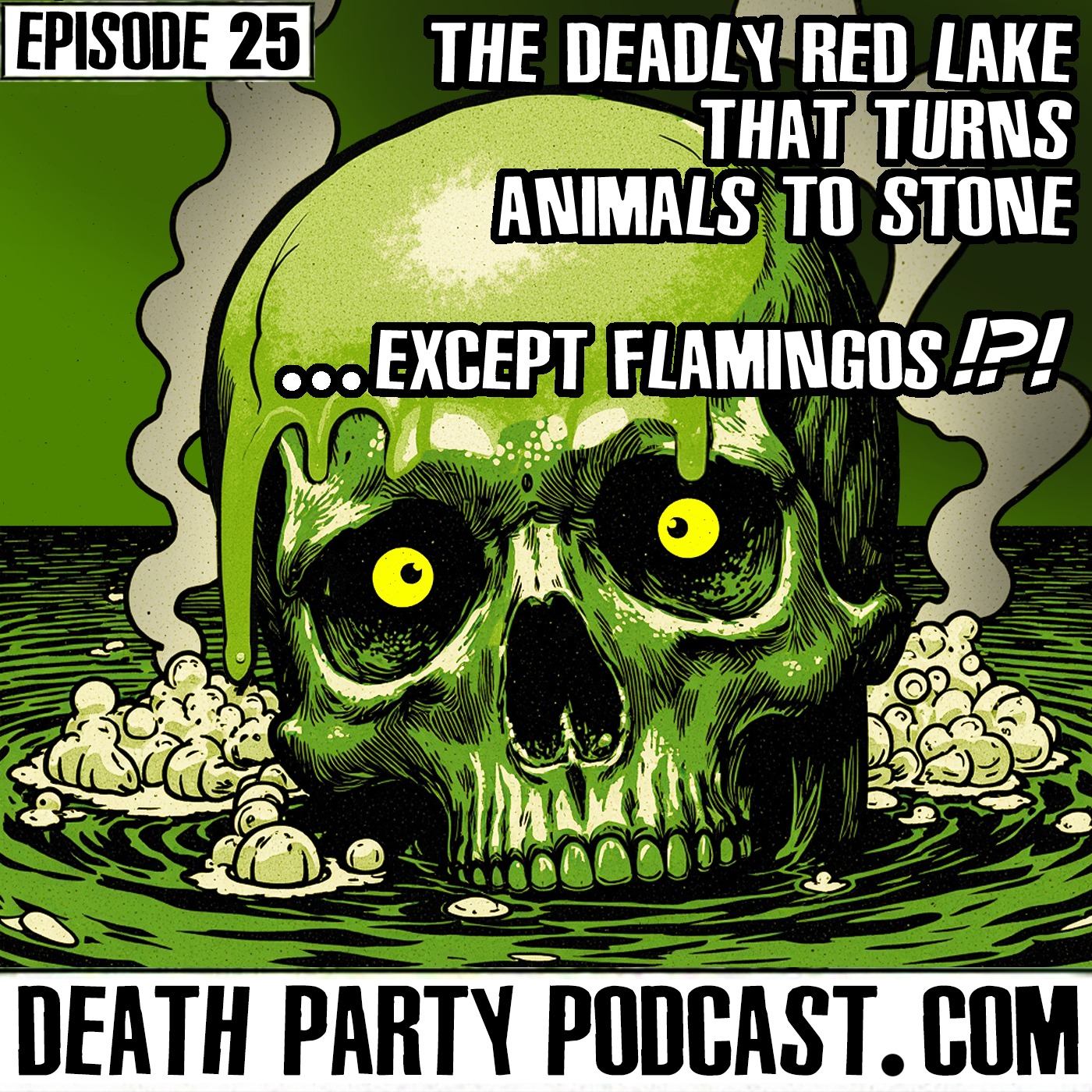 E25 The Deadly Red Lake That Turns Animals to Stone episode artwork