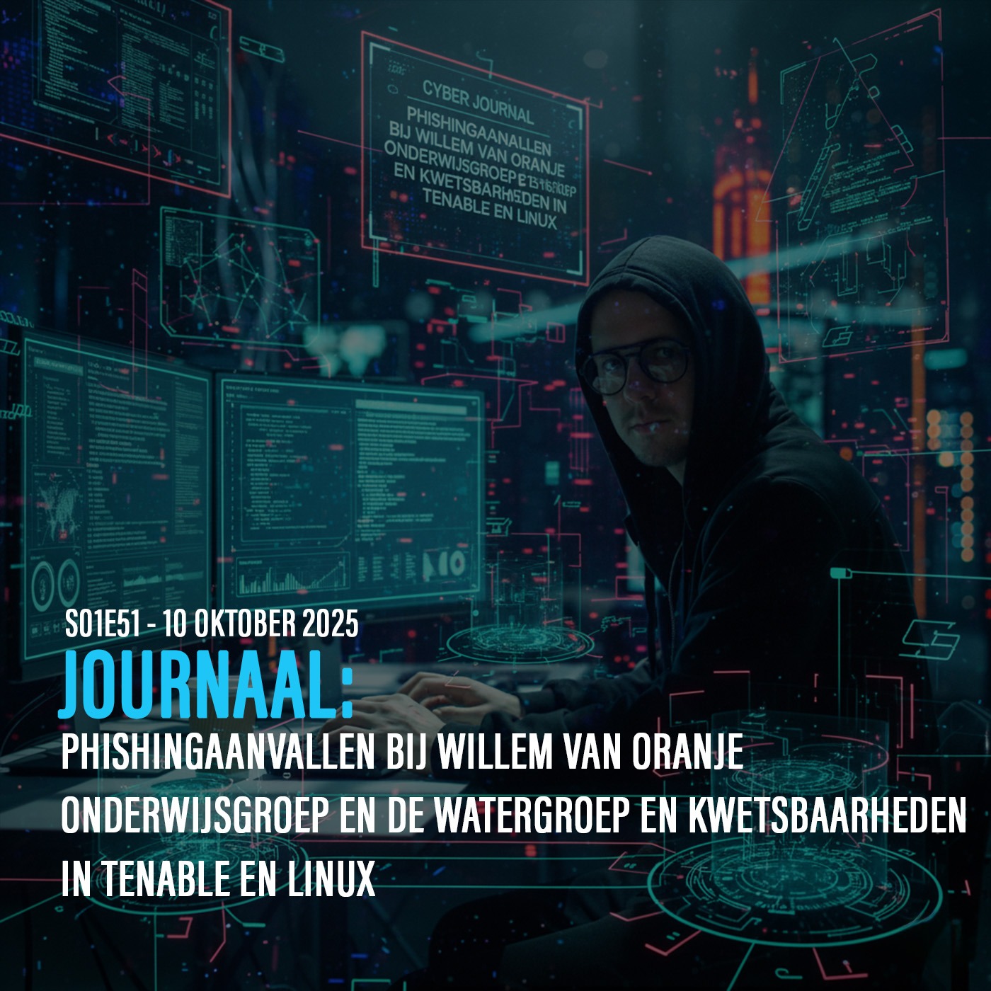 DE ANALYSE: Phishingaanvallen bij Willem van Oranje Onderwijsgroep en De Watergroep en kwetsbaarheden in Tenable en Linux episode artwork