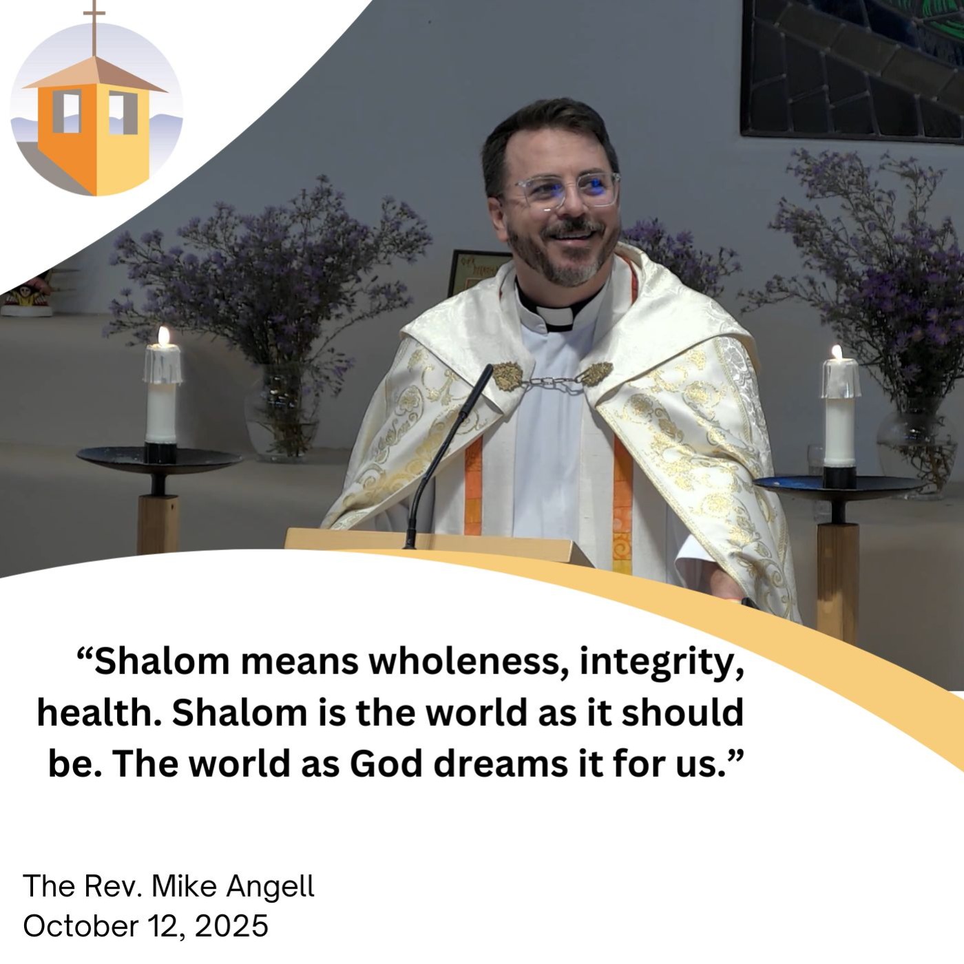 Finding Your Shalom - The Rev. Mike Angell