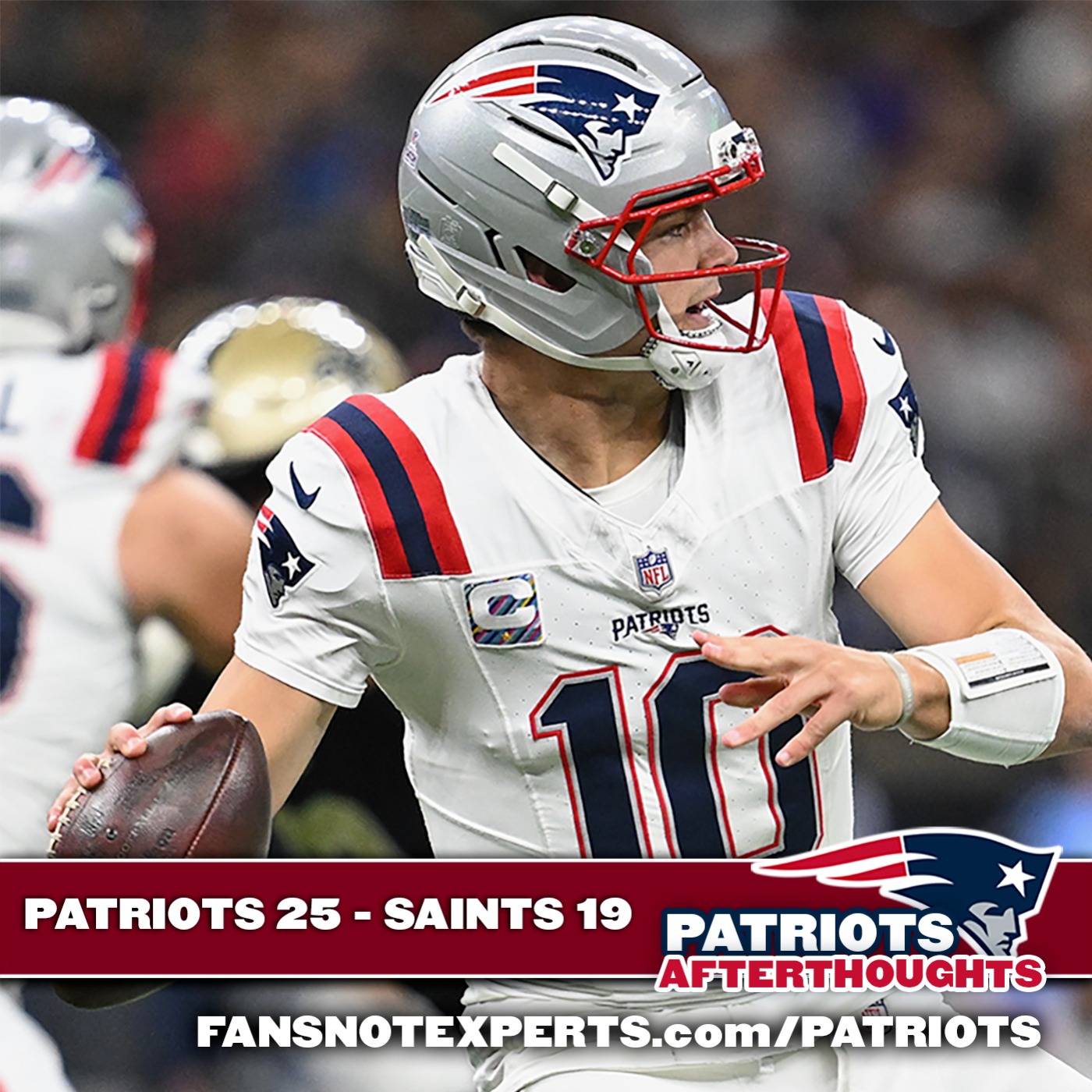THREE IN A ROW: Patriots 25 - Saints 19