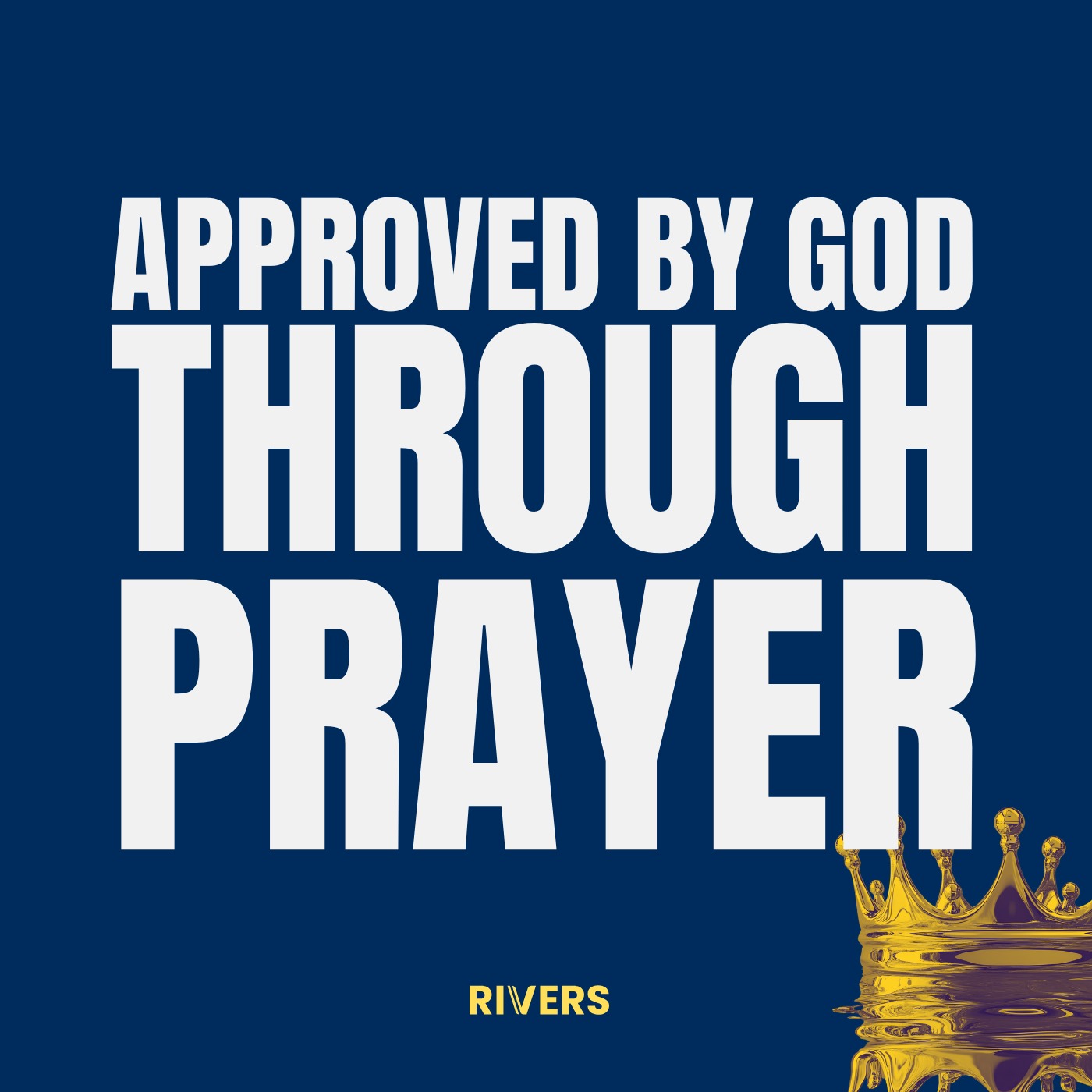 AUDIENCE OF ONE | Approved By God Through Prayer