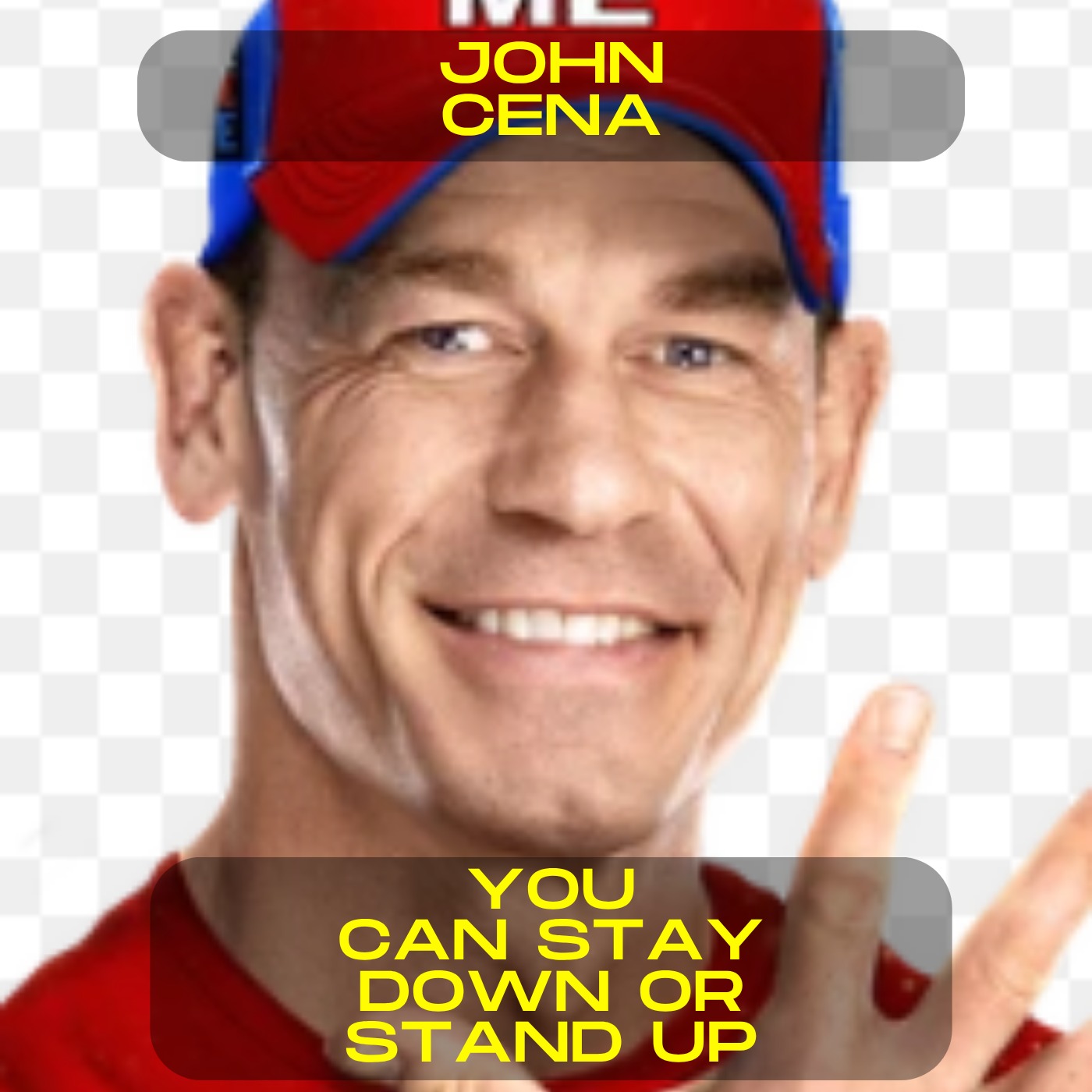 John Cena - You can stay down or stand up motivational speech