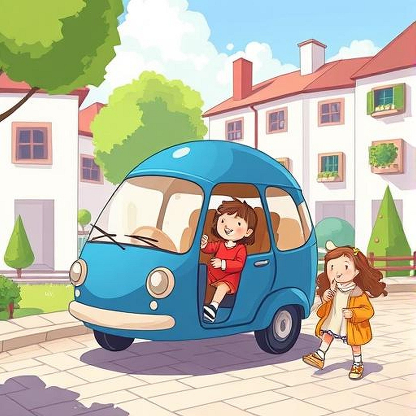 Mestečko kociek a guľatý dom: Príbeh o tom, ako sa odlišnosť stala krásou