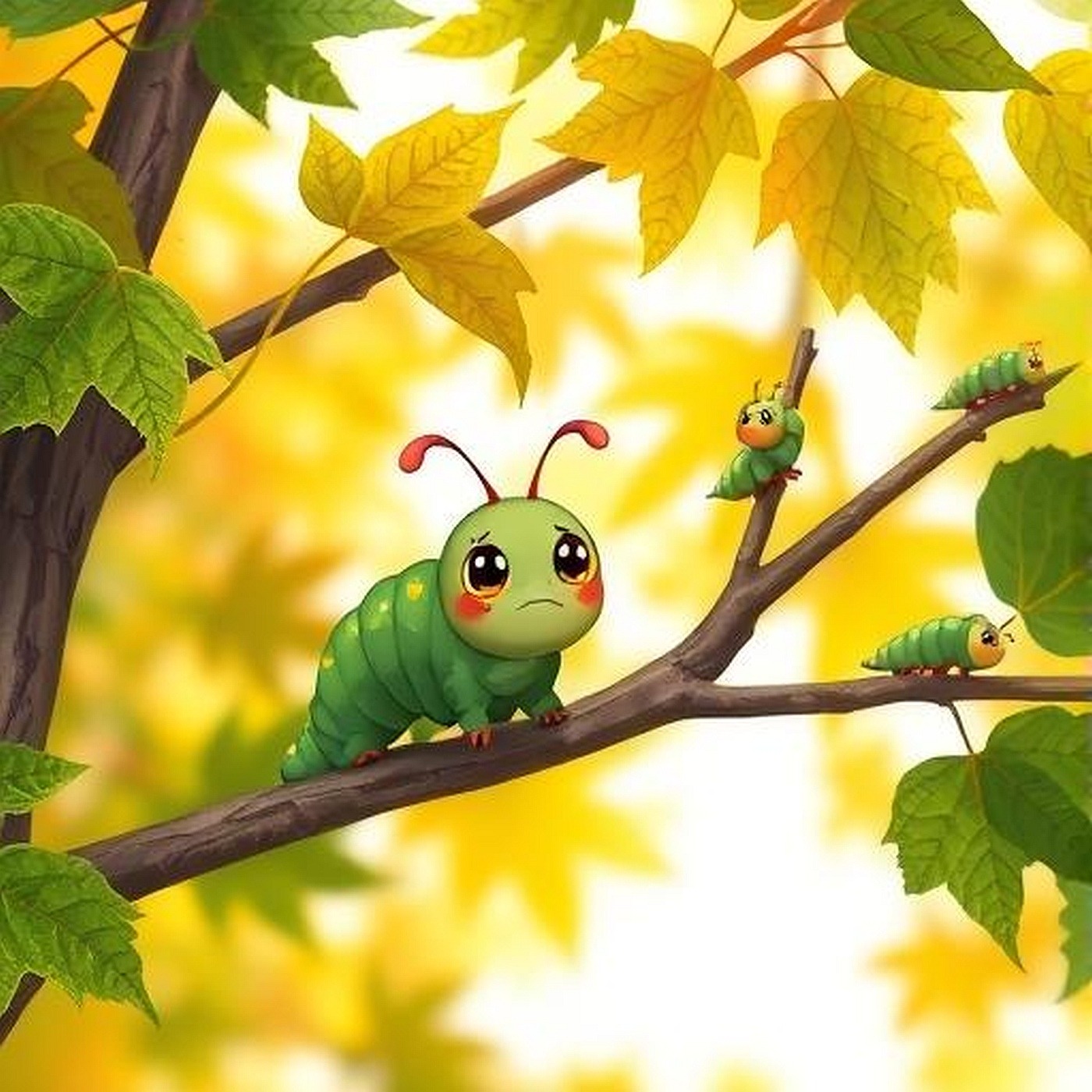 Húsenica Amálka a tajomstvo chutných listov