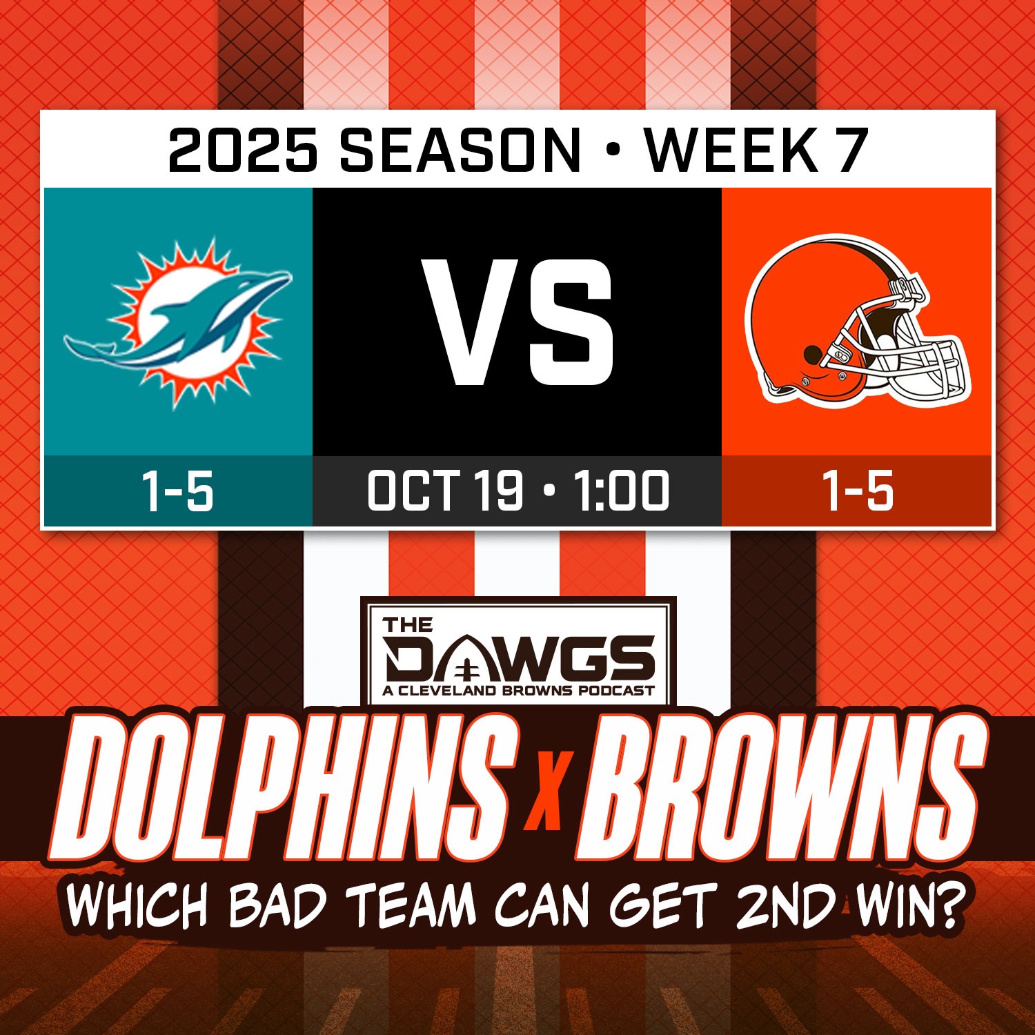 Dolphins x Browns: Game Preview - Which Bad Team Will Get Their Second Win? - Cleveland Browns Podcast for 10/16/25