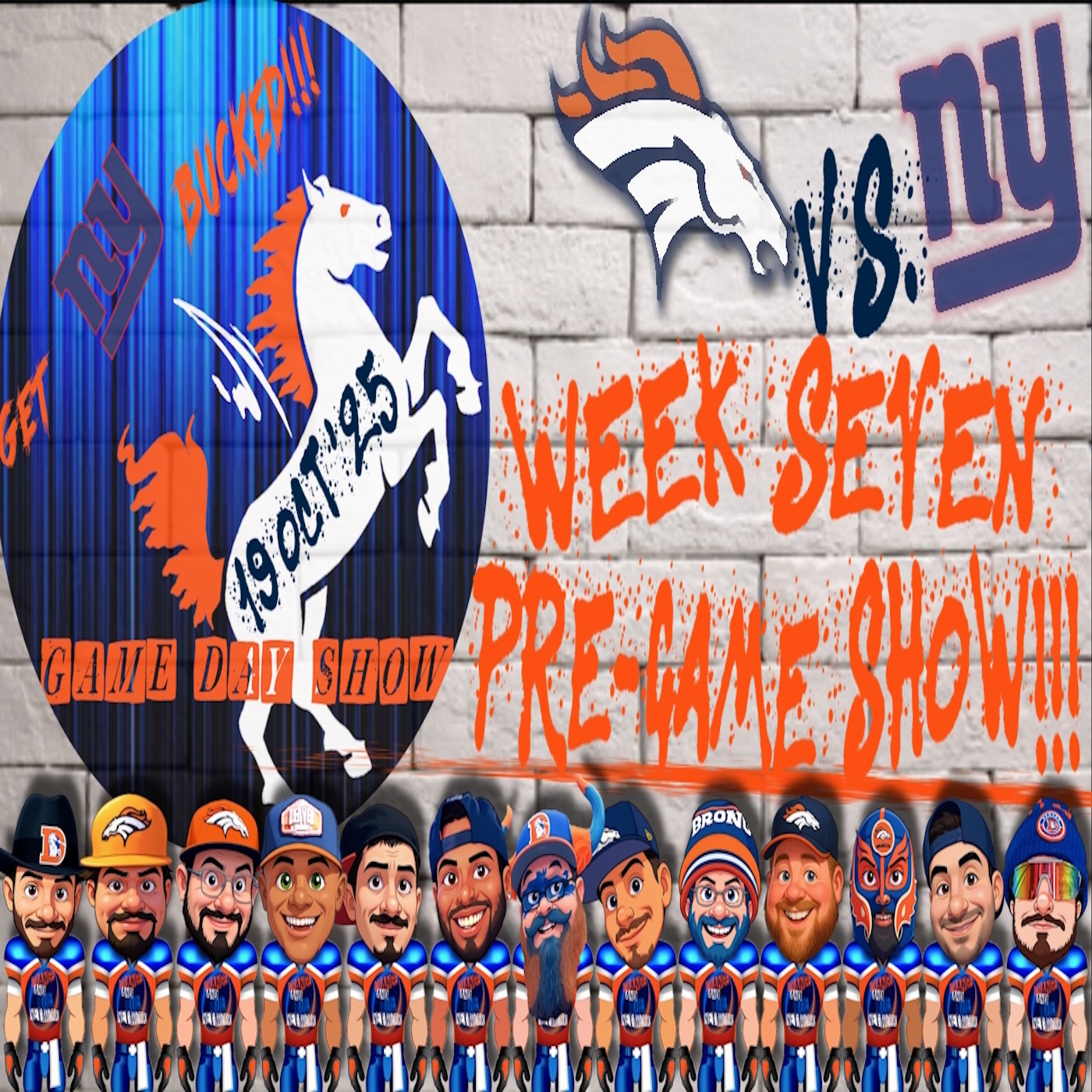 Broncos Vs. Giants Week Seven Pre-Game Show!!! | GET BUCKED episode artwork