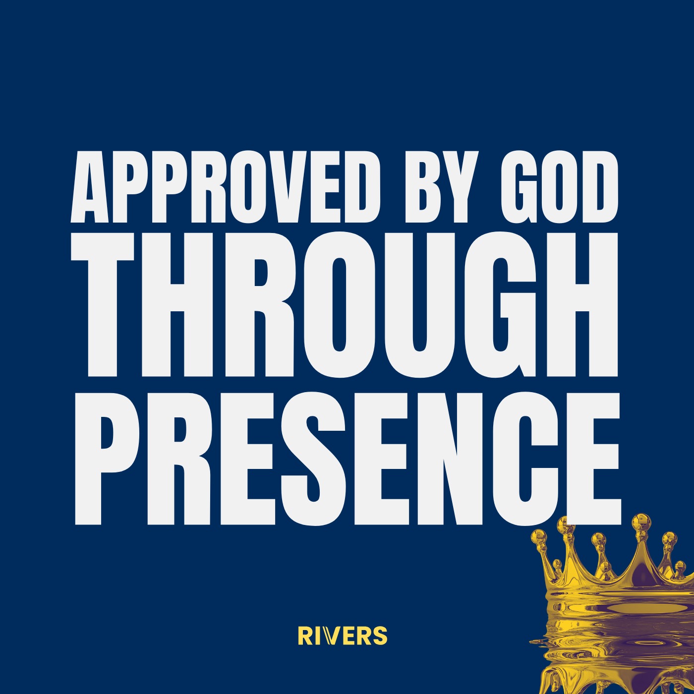 AUDIENCE OF ONE | Approved By God Through Presence