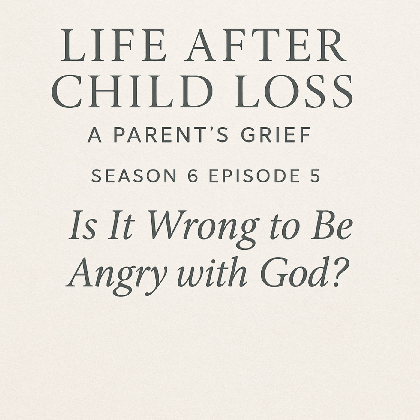 Life After Child Loss: A Parent\'s Grief