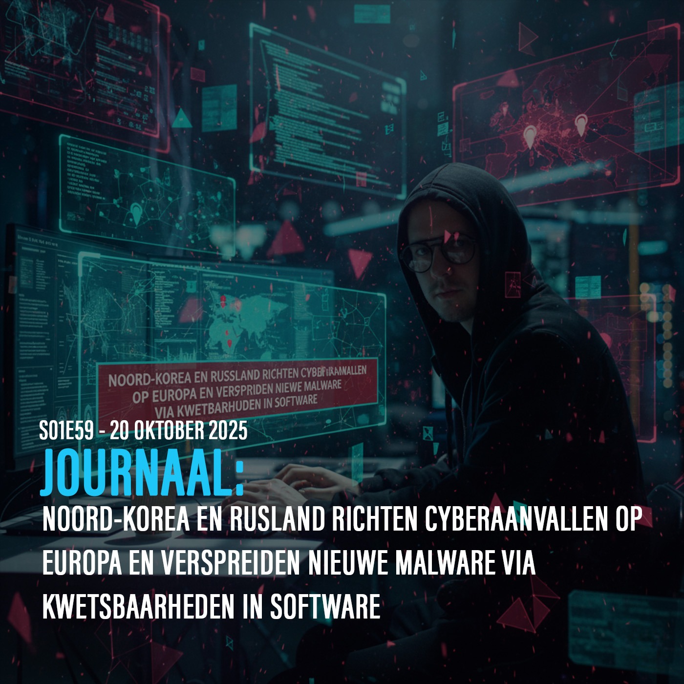 Noord-Korea en Rusland richten cyberaanvallen op Europa en verspreiden nieuwe malware via kwetsbaarheden in software episode artwork