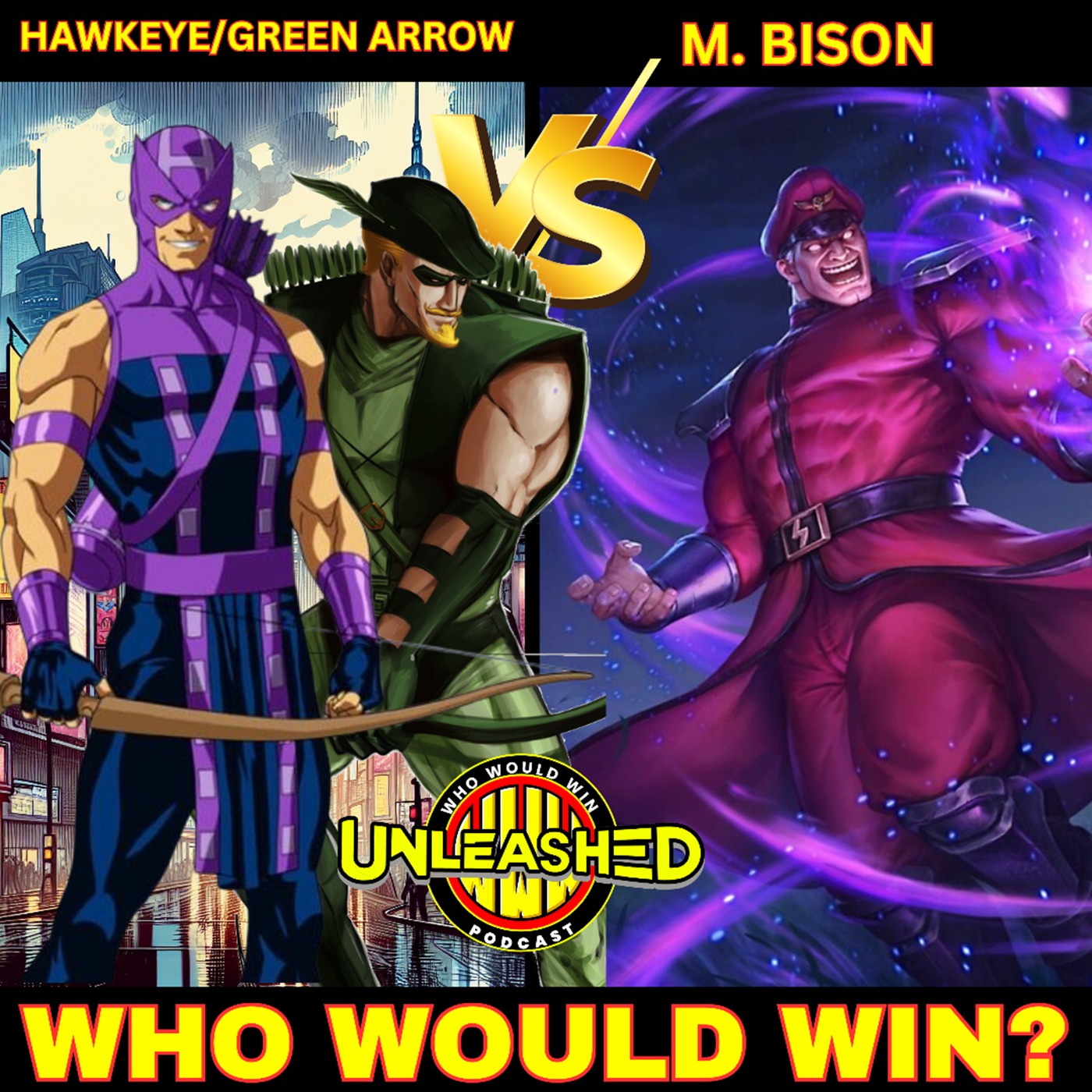 Hawkeye & Green Arrow vs M. Bison