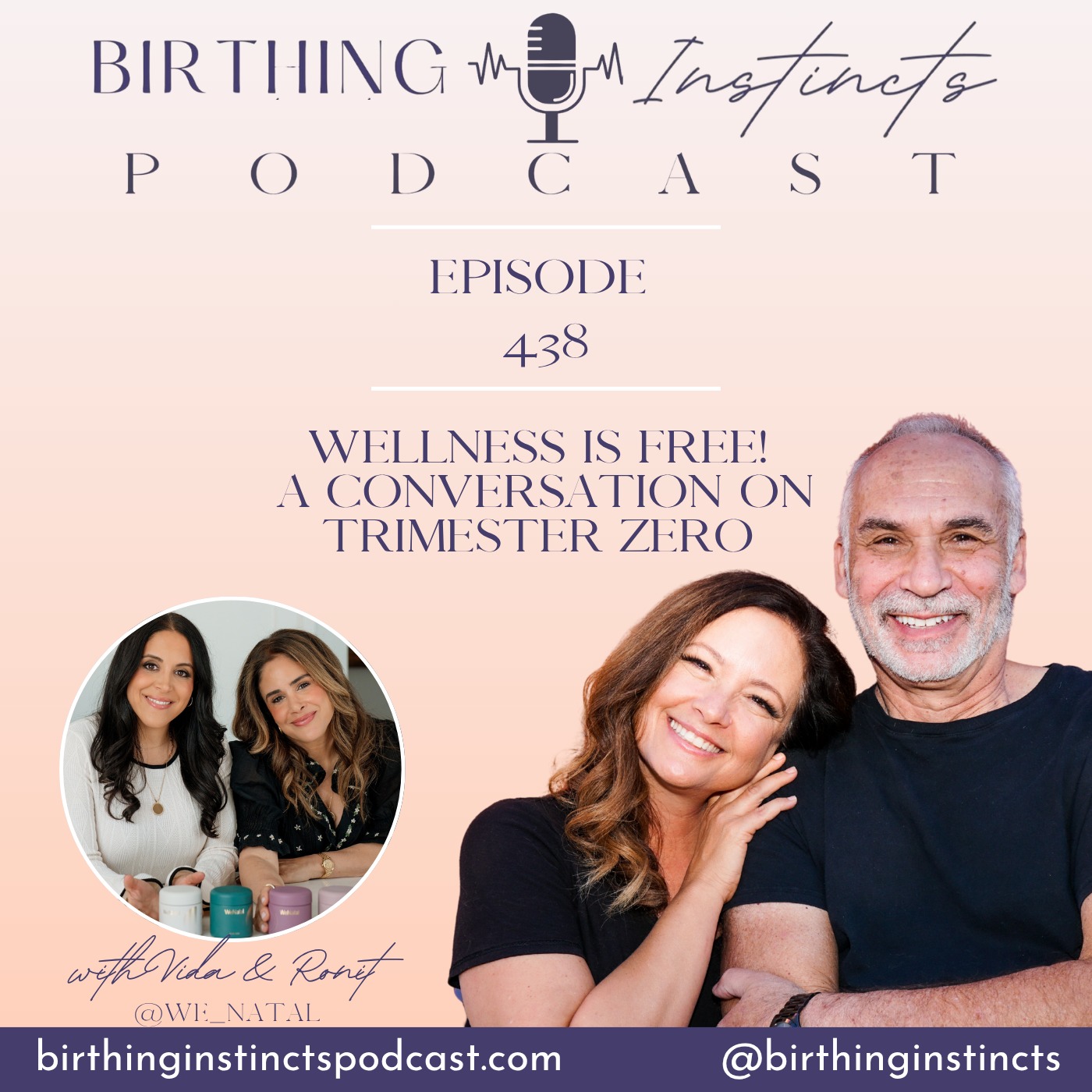 #438: Wellness Is Free! A Conversation On Trimester Zero With WeNatal Founders Vida & Ronit