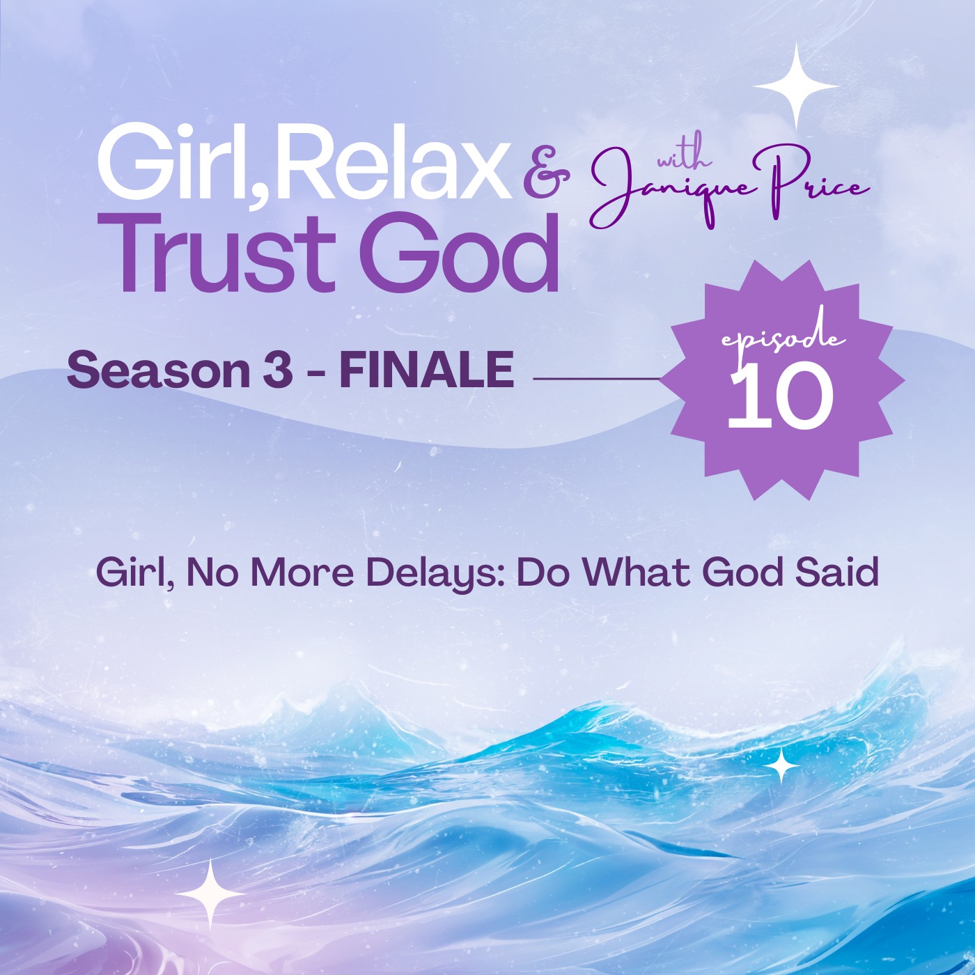 Girl, Relax and Trust God