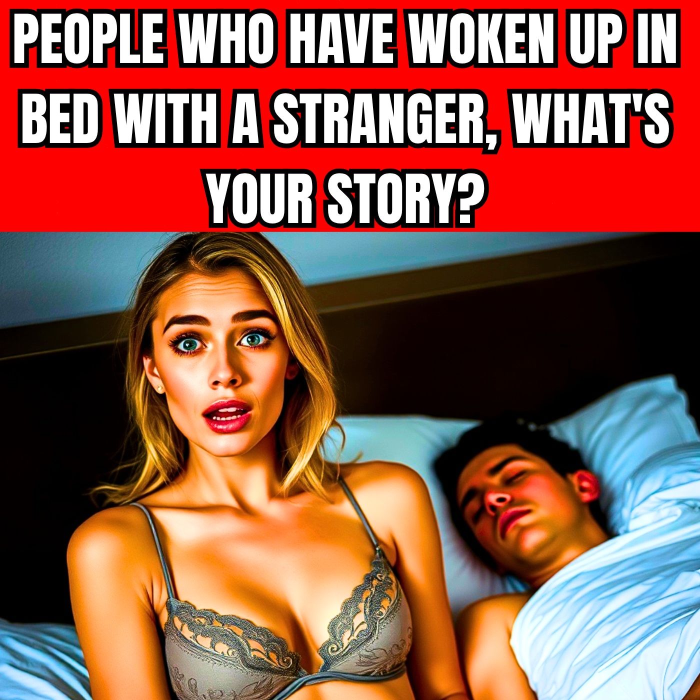 People Who Have Woken Up In Bed With A Stranger, What's Your Story?