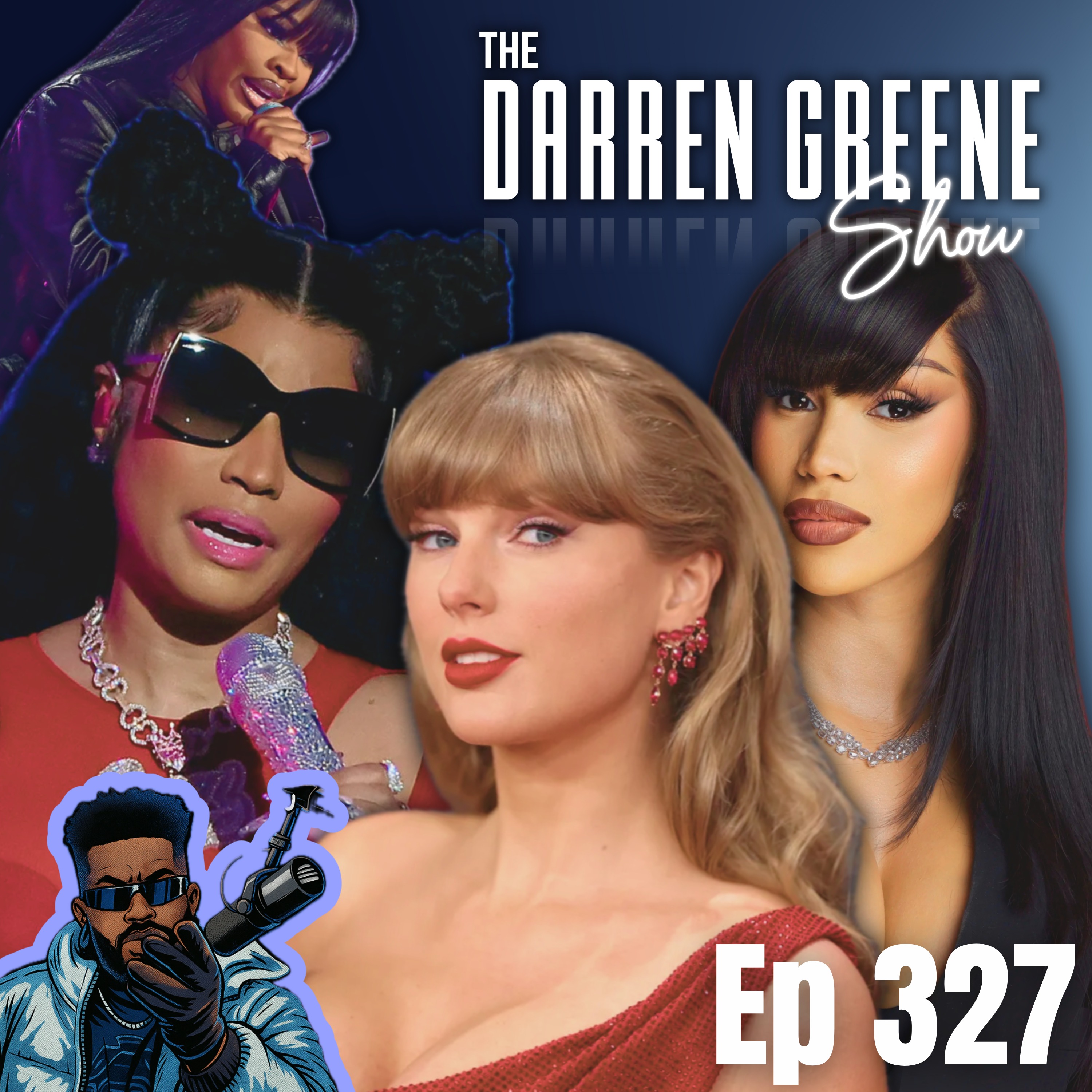 Taylor Swift Is MAGA?!?, Nicki Minaj V Cardi B Recap, JT's Lukewarm Diss Record DELETED, Diddy + episode artwork