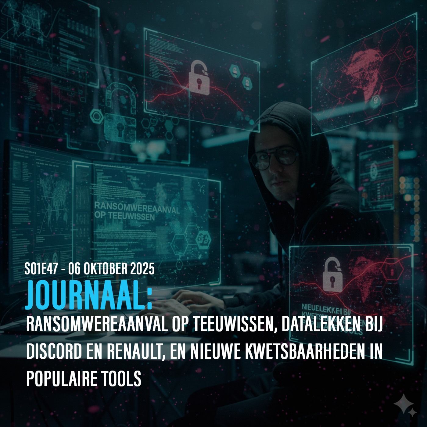 DE ANALYSE: Ransomwareaanval op Teeuwissen, datalekken bij Discord en Renault, en nieuwe kwetsbaarheden in populaire tools episode artwork