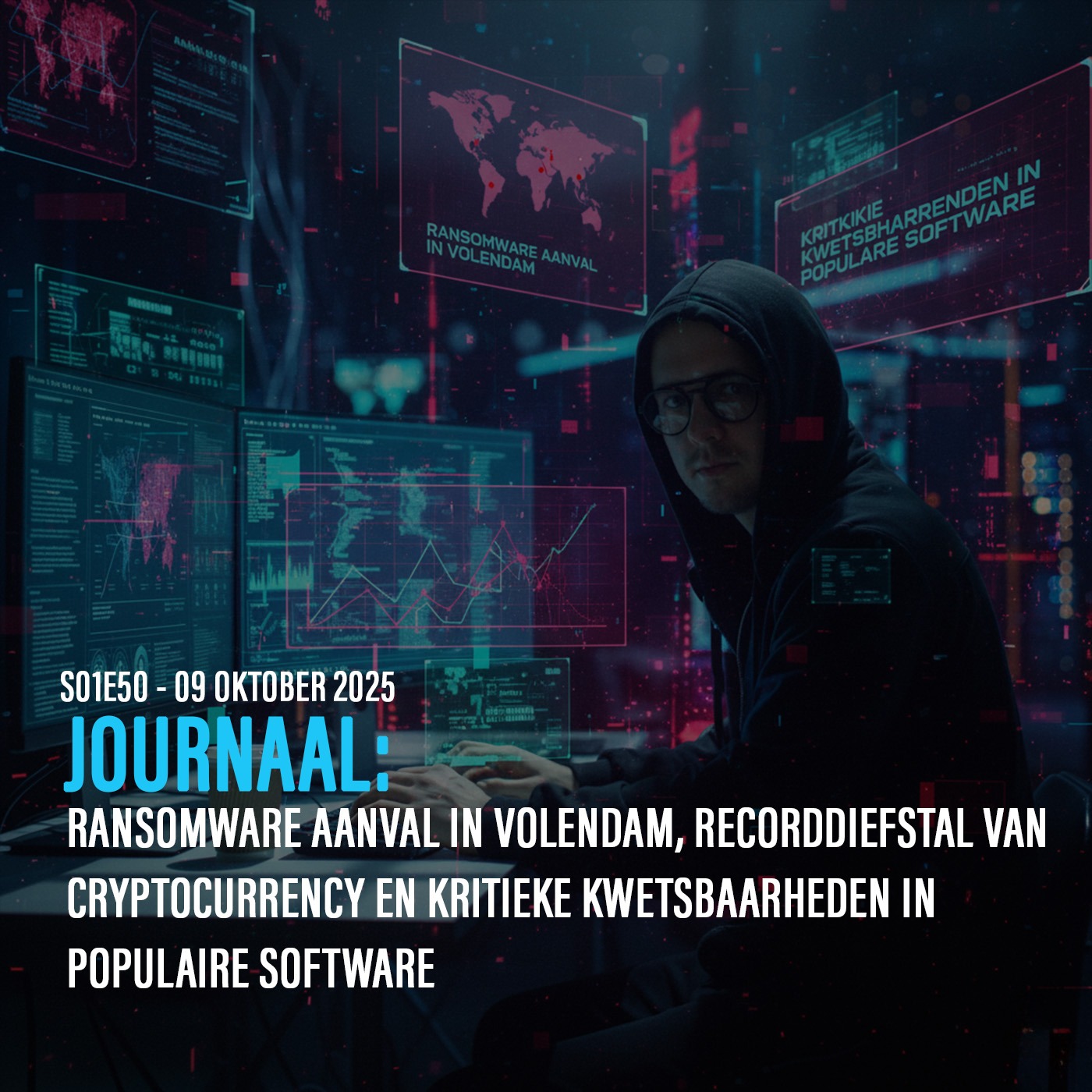 Ransomware aanval in Volendam, recorddiefstal van cryptocurrency en kritieke kwetsbaarheden in populaire software episode artwork