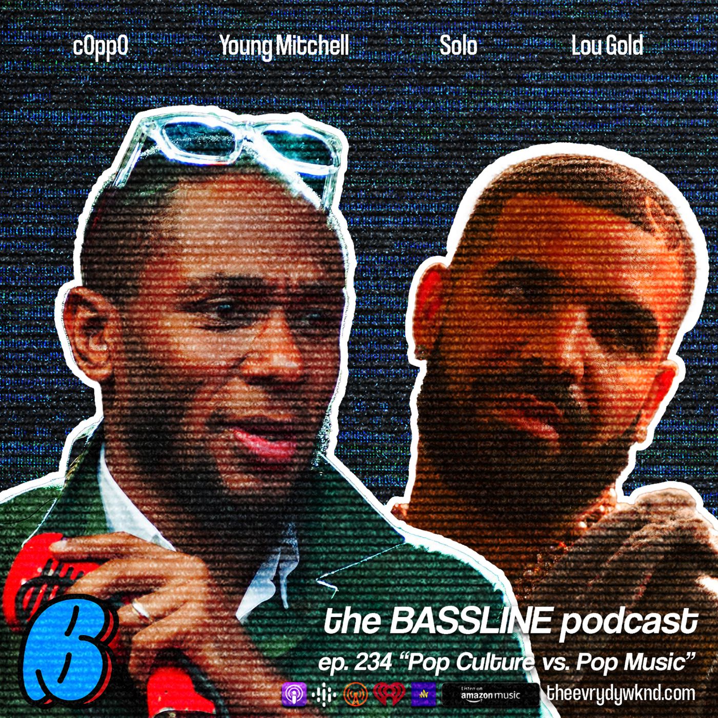 the BASSLINE podcast ep 234 "Pop Culture vs Pop Music" episode artwork