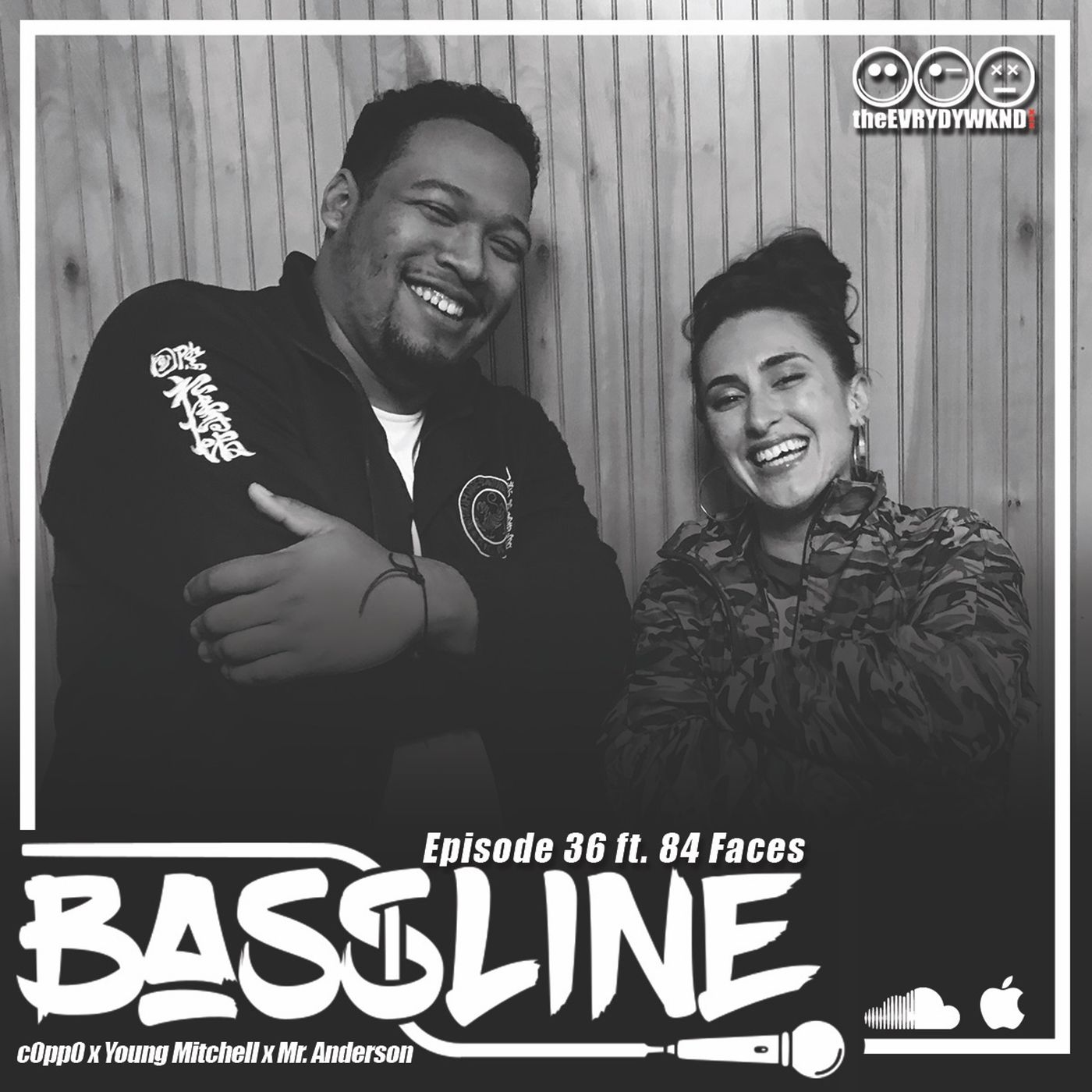 the BASSLINE podcast ep. 36 ft. 84 Faces episode artwork