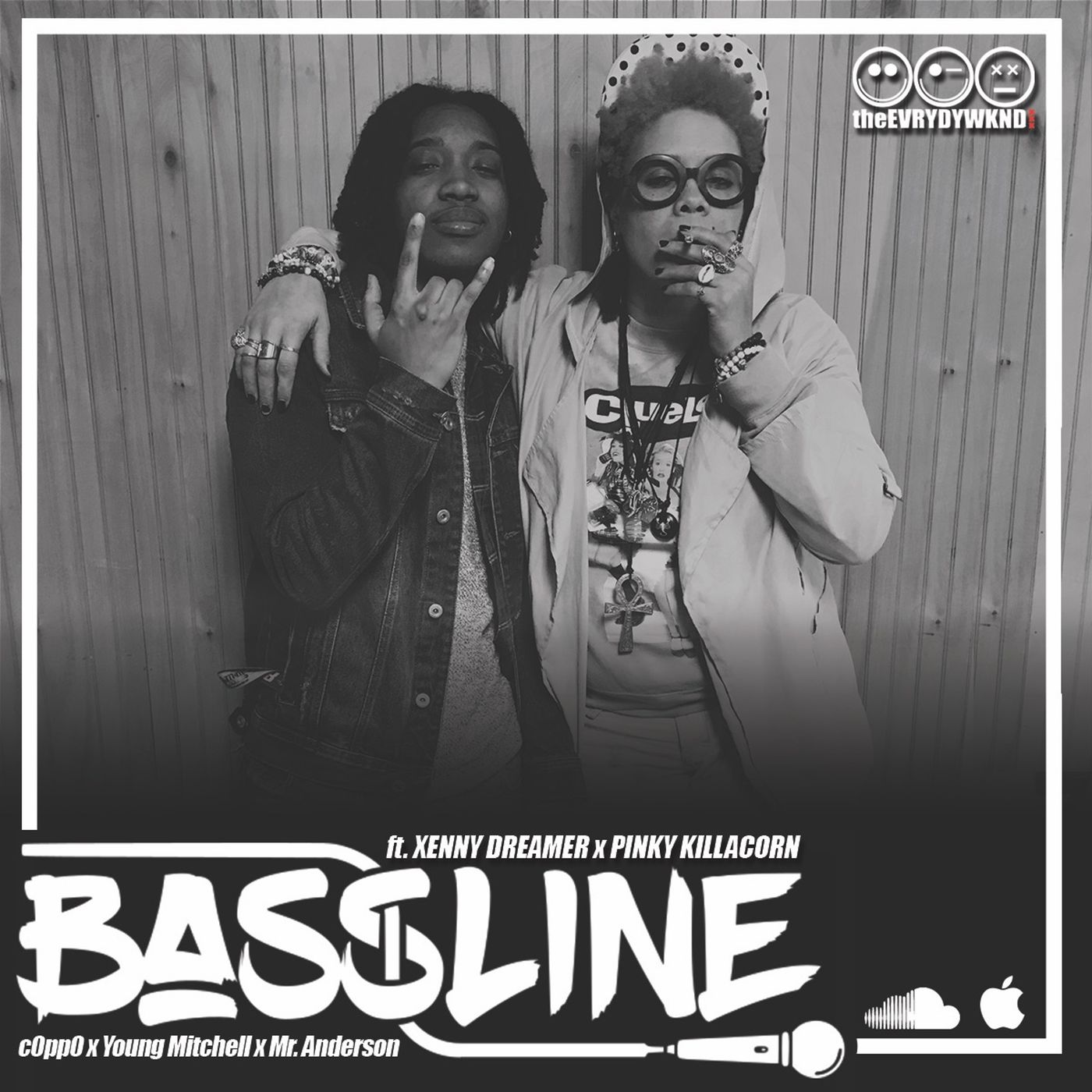 the BASSLINE podcast ep. 32 Ft. Xenny Dreamer X Pinky Killacorn episode artwork