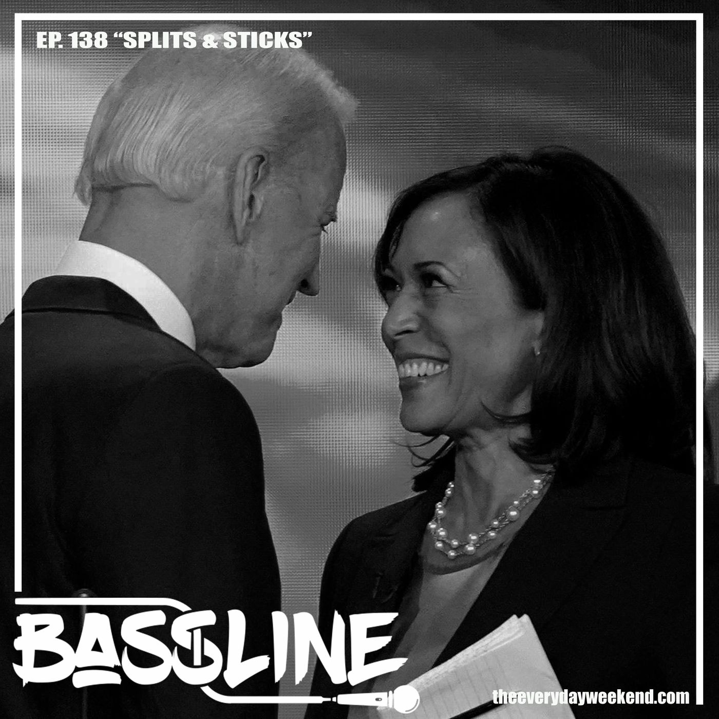 the BASSLINE podcast ep 138 "Splits or Sticks" episode artwork
