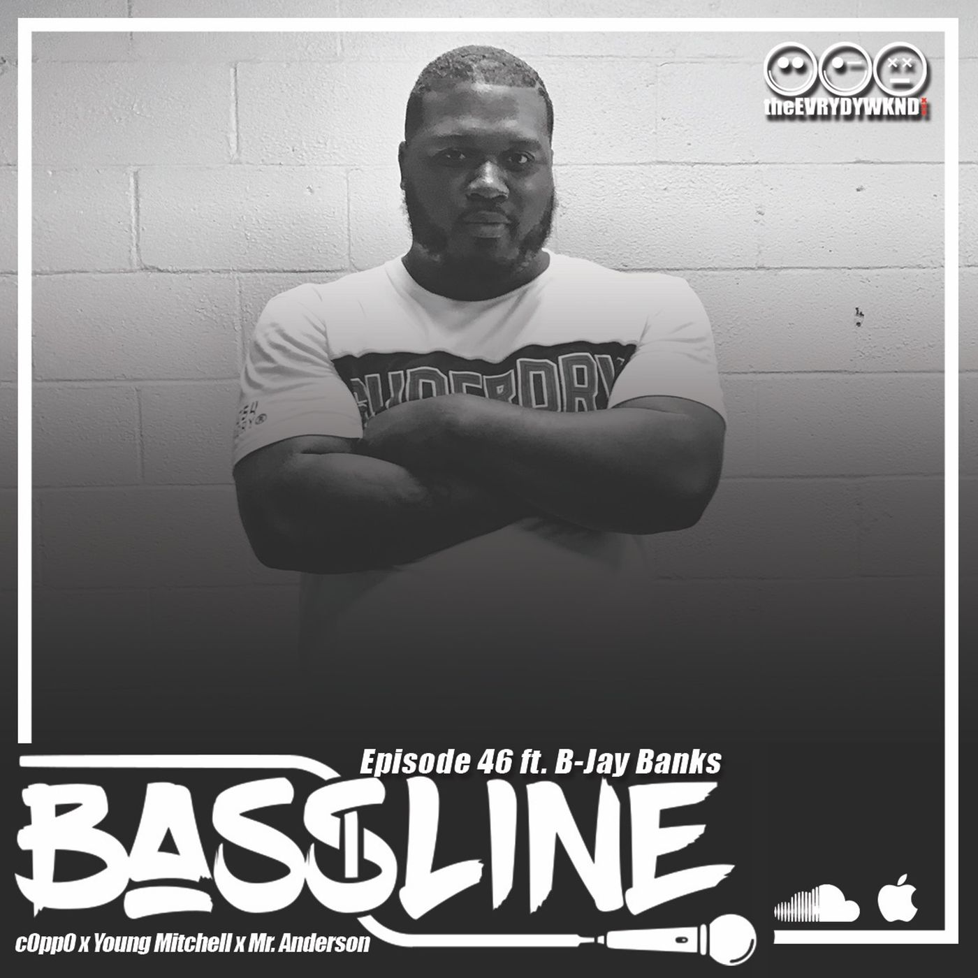 the BASSLINE podcast ep. 46 ft. B-Jay Banks episode artwork