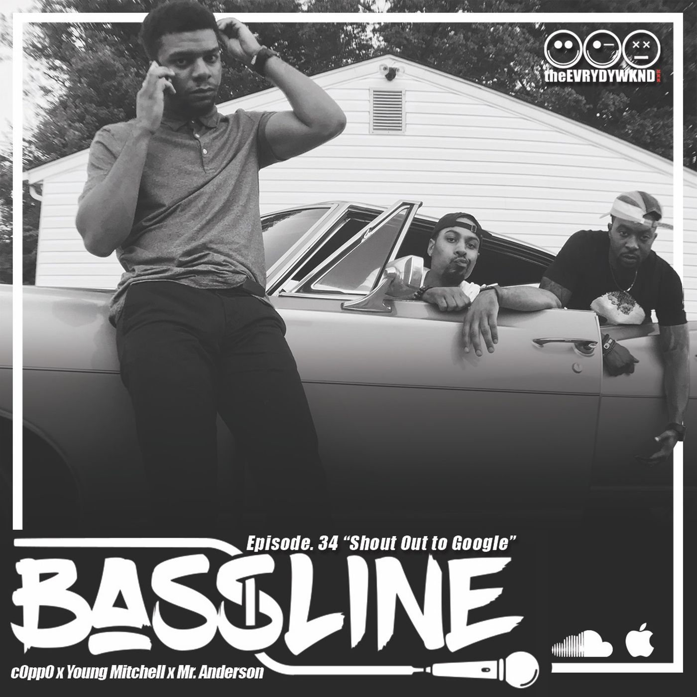 the BASSLINE podcast ep. 34 Shout Out To Google episode artwork