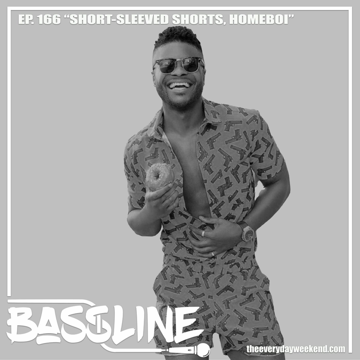 the BASSLINE podcast ep. 166 "Short-Sleeved Shorts, Homeboi" episode artwork