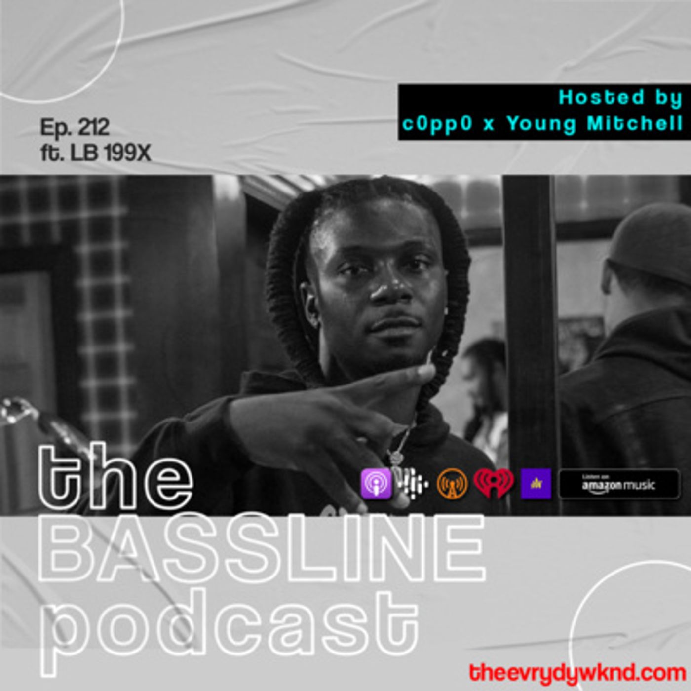 the BASSLINE podcast ep. 212 ft. LB199X episode artwork