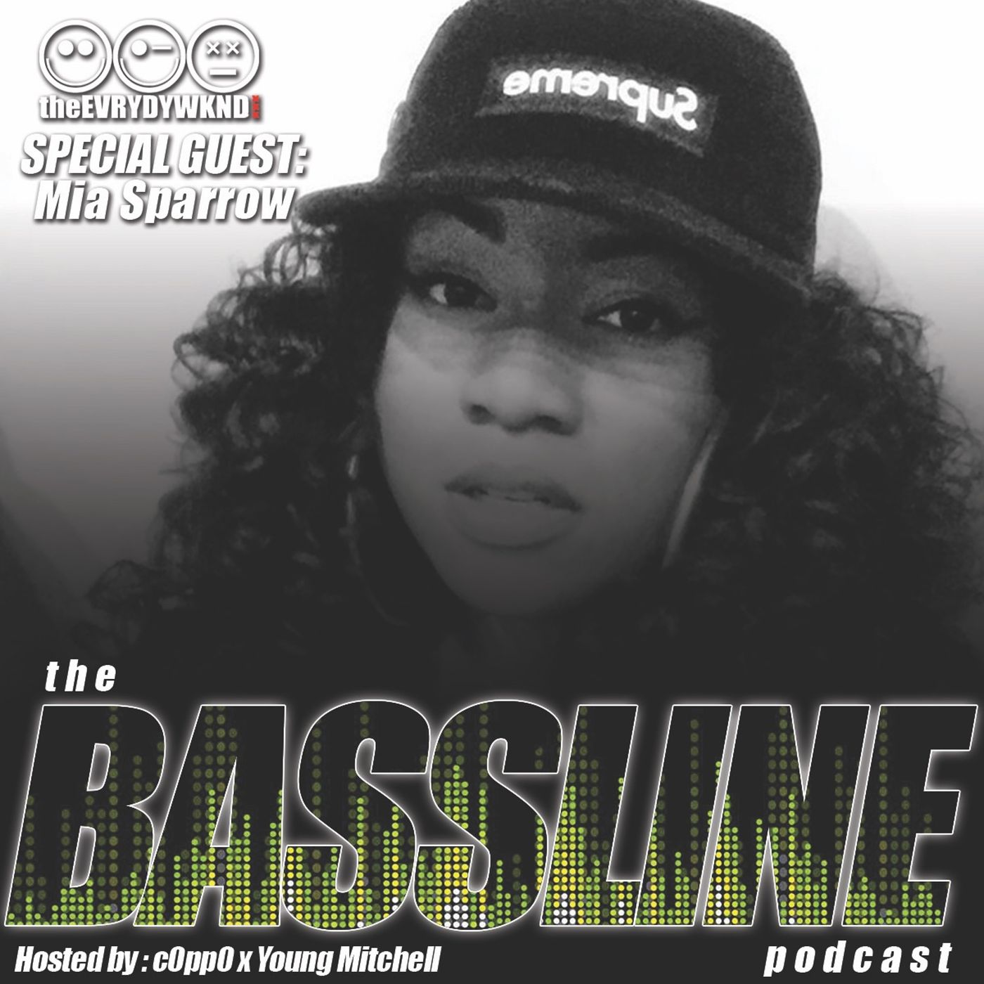 the BASSLINE podcast ep. 3 ft. Mia Sparrow episode artwork