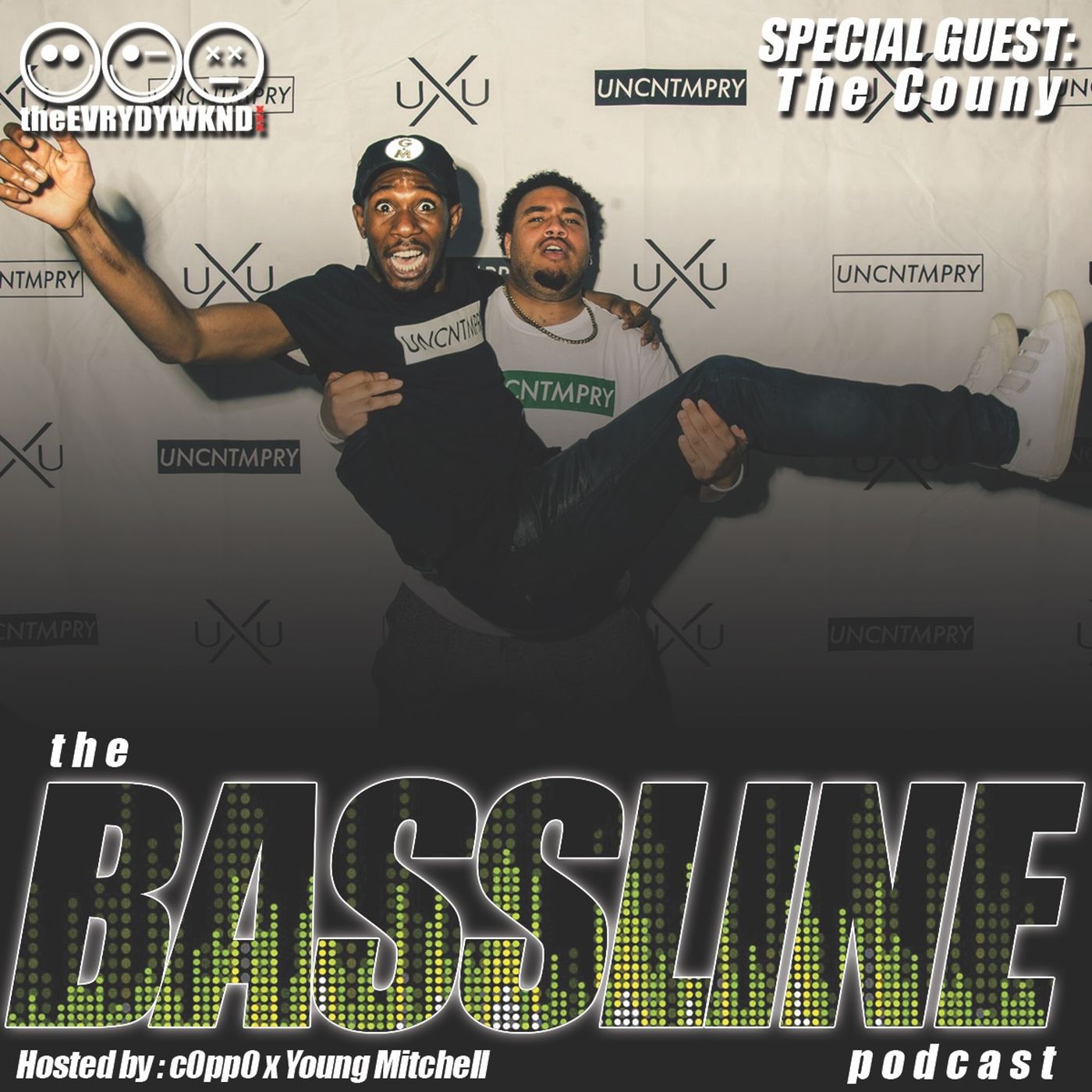the BASSLINE podcast ep. 5 ft. The Couny episode artwork