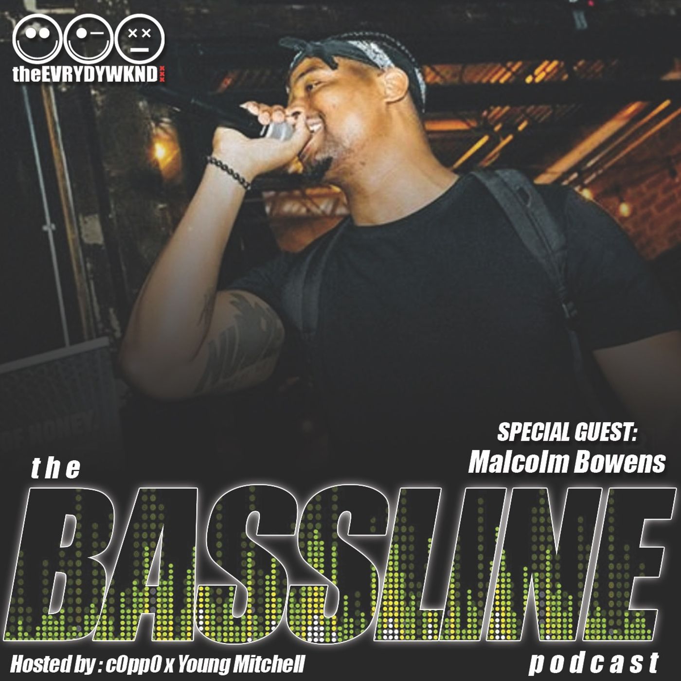 the BASSLINE podcast ep. 10 Ft. Malcolm Bowens episode artwork