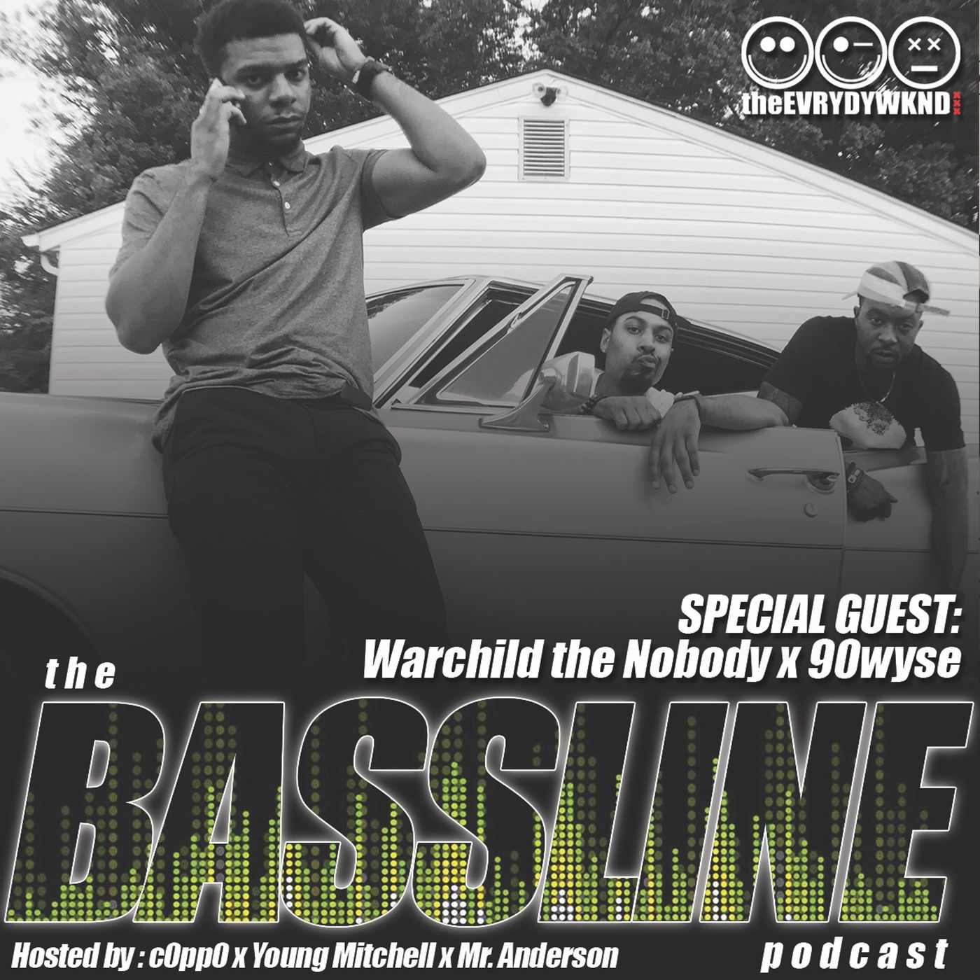the BASSLINE podcast ep. 16 ft. Warchild The Nobody x 90wyse episode artwork