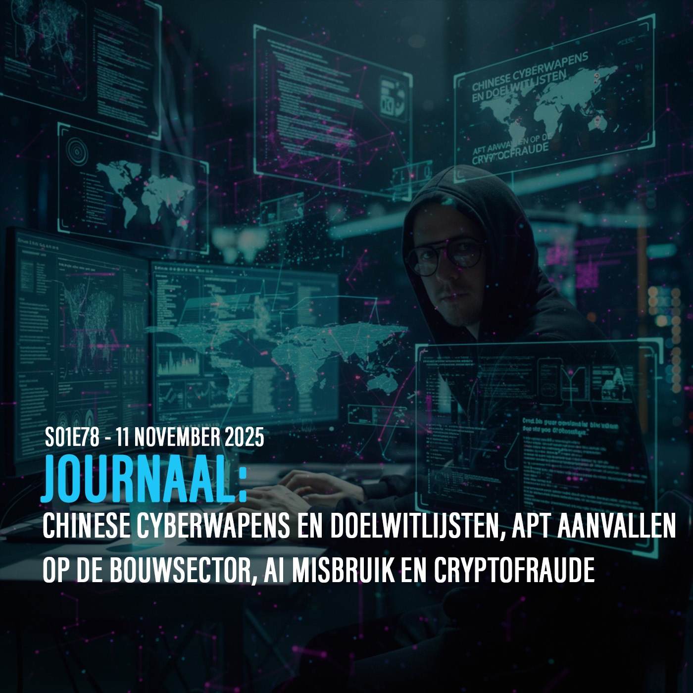 DE ANALYSE: Chinese cyberwapens en doelwitlijsten, APT aanvallen op de bouwsector, AI misbruik en cryptofraude episode artwork
