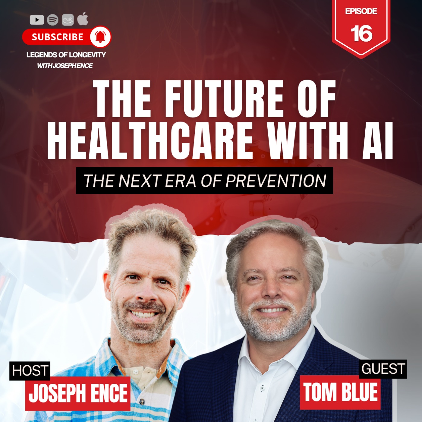 Navigating the Future of Healthcare through AI with Tom Blue episode artwork