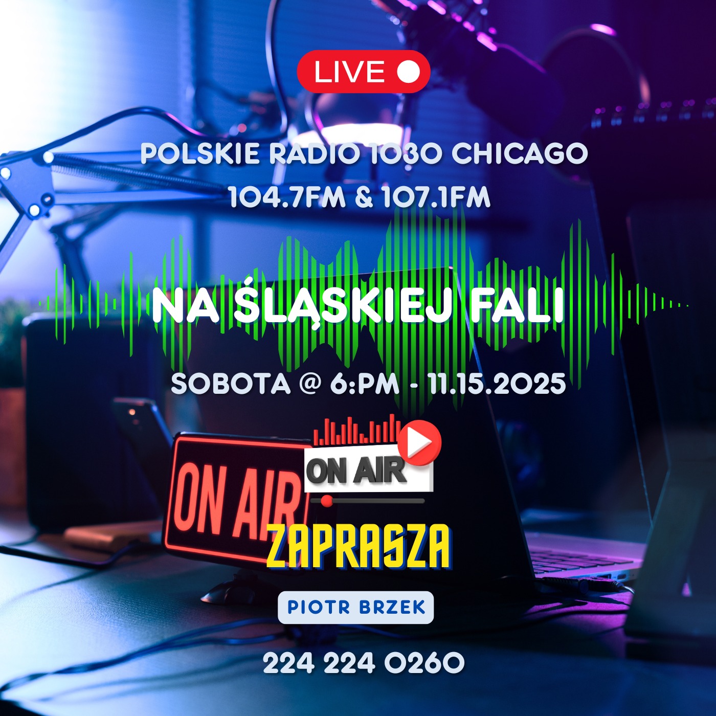 🎙️ Zapraszamy na sobotnią audycję Na Śląskiej Fali! 11-15-2025 episode artwork