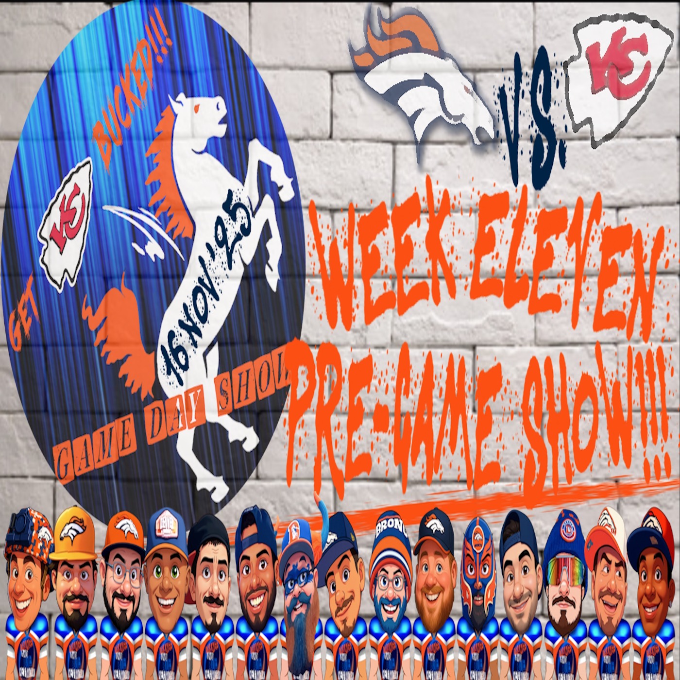 Broncos Vs. Chiefs Week Eleven Pre-Game Show!!! | GET BUCKED episode artwork
