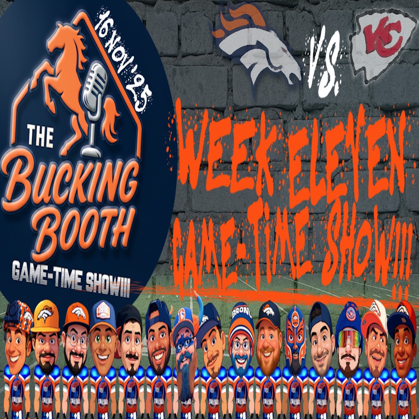 Broncos Vs. Chiefs Week Eleven Game-Time Show!!! | THE BUCKING BOOTH episode artwork