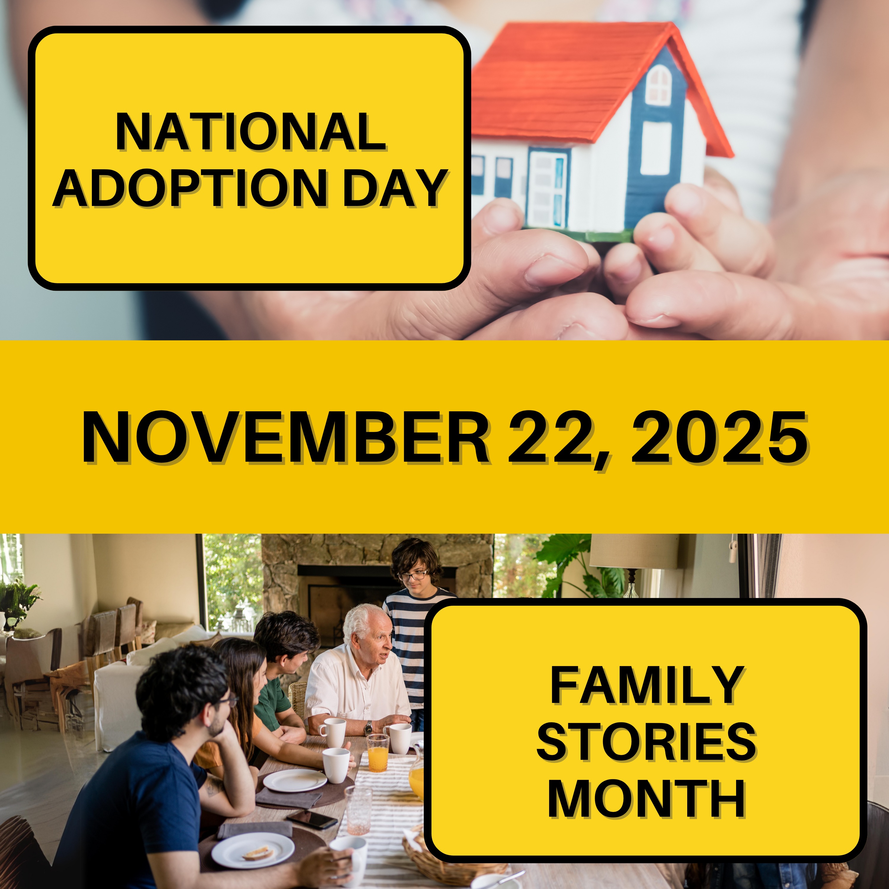 National Adoption Day & Family Stories Month