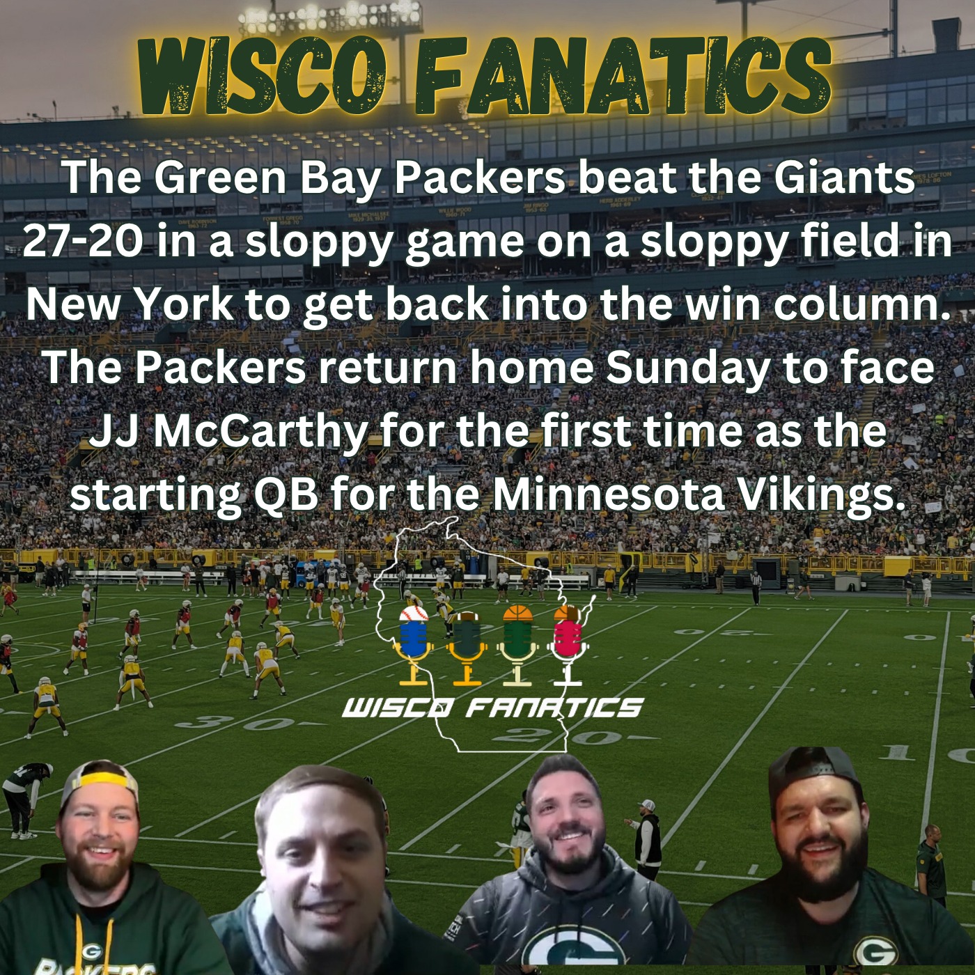 Packers back in win column, begin divisional part of schedule episode artwork