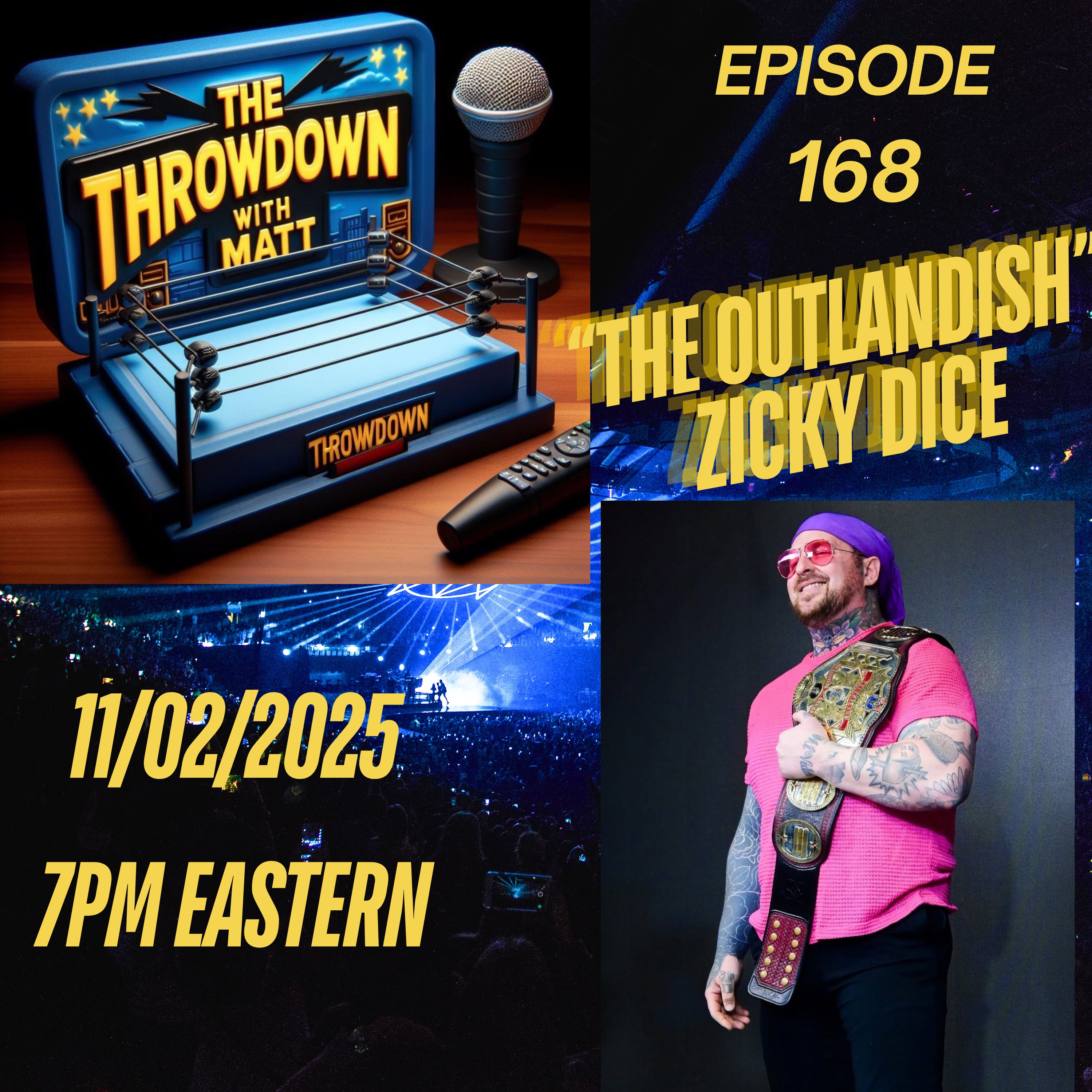The Throwdown Episode 168: "The Outlandish" Zicky Dice episode artwork