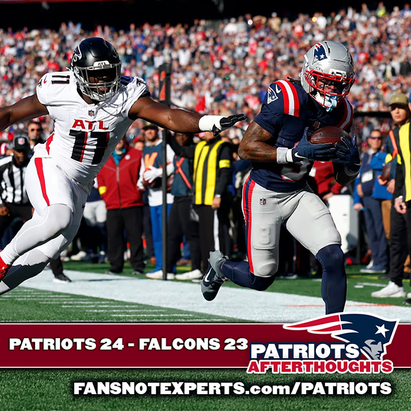 JUST WIN, BABY! Patriots 24 - Falcons 23