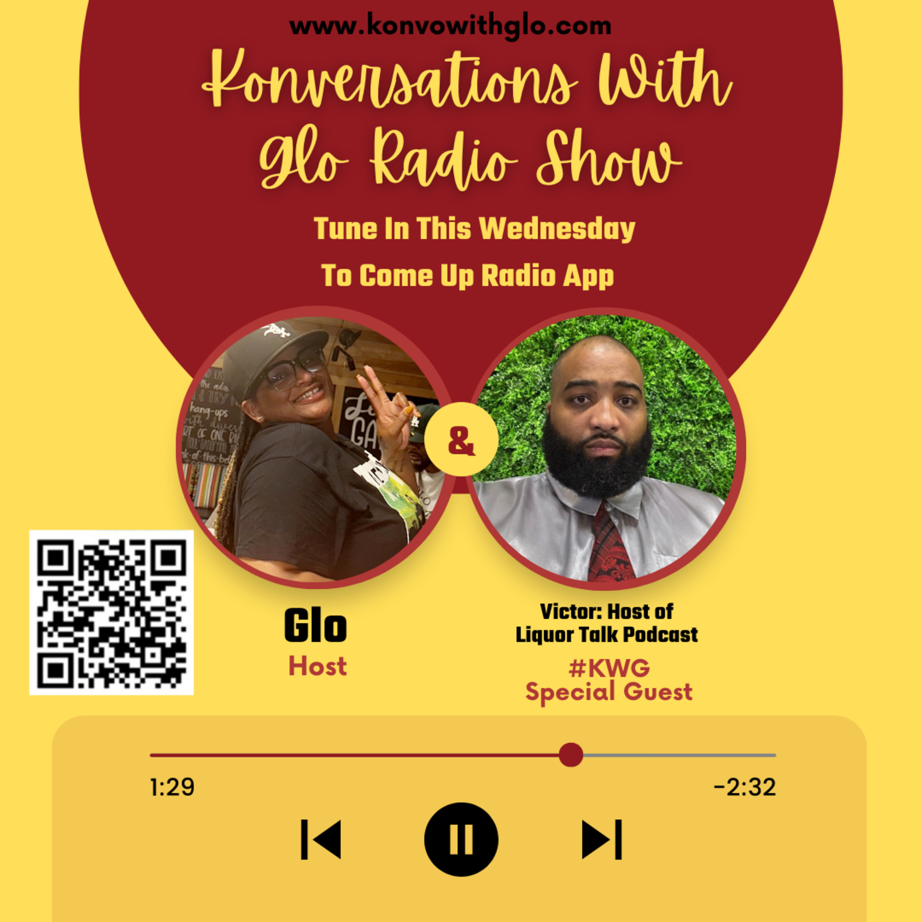 Konversations With Glo Radio Show: I want you, you, and YOU! episode artwork