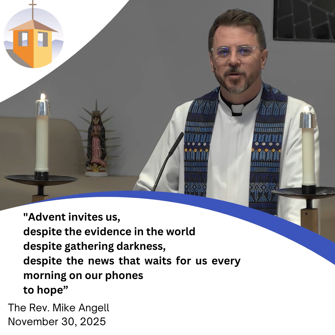 Stay Awake: Advent in a World of Dread - The Rev. Mike Angell Stay Awake: Advent in a World of Dread - The Rev. Mike Angell