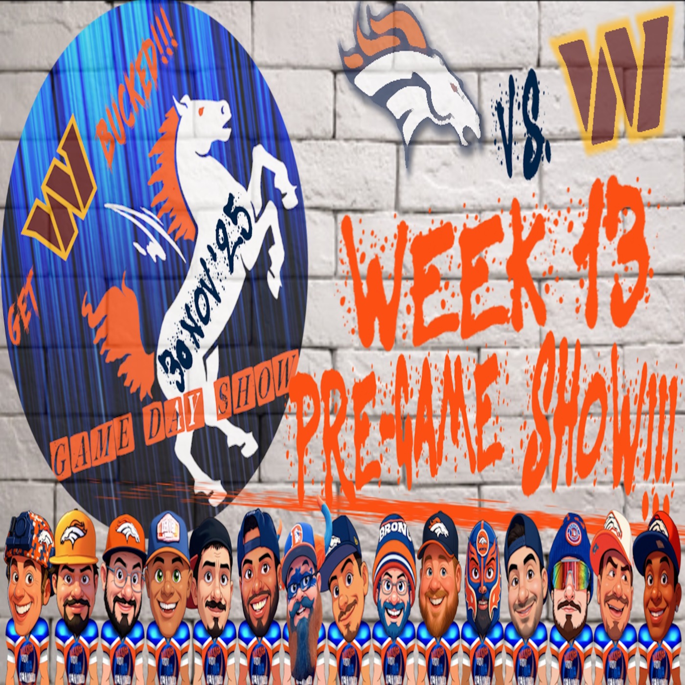 Broncos Vs. Commanders Week 13 Pre-Game Show!!! | GET BUCKED episode artwork